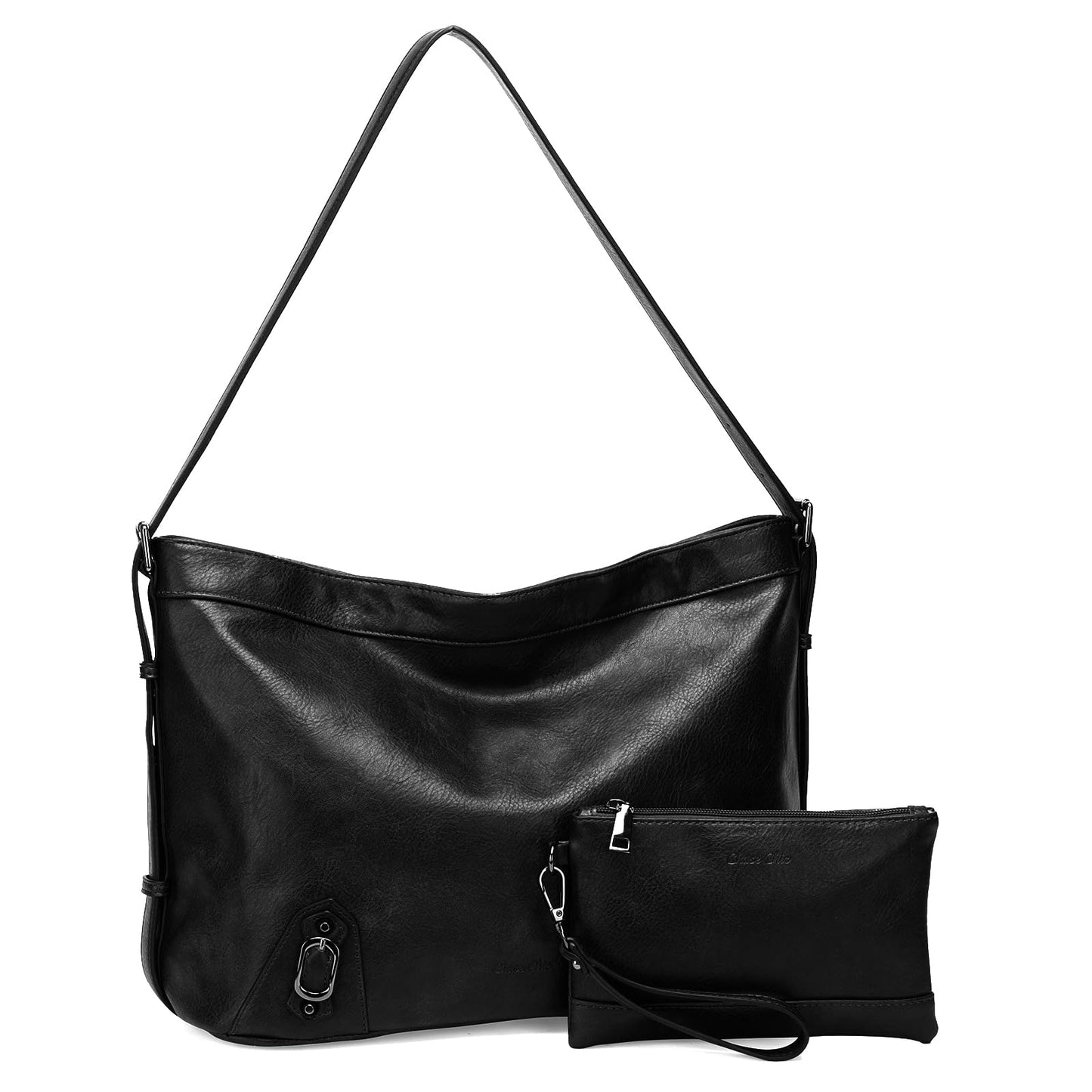 Chase Chic Women's Handbag – Leather Crossbody & Shopper Hobo Bag Set