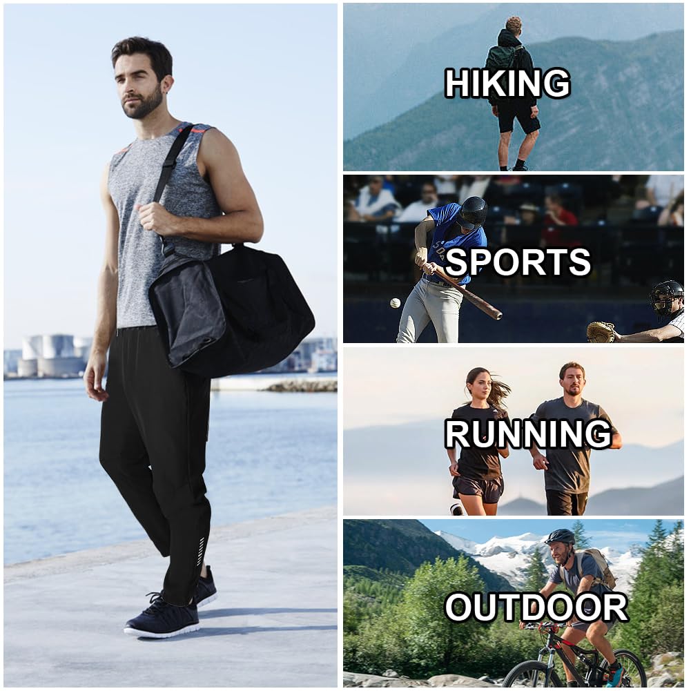Men’s Jogging Pants – Lightweight Sport Trousers with Pockets