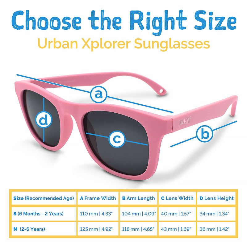Jan & Jul Kinder UVA UVB-Schutz Flexible Sonnenbrille
