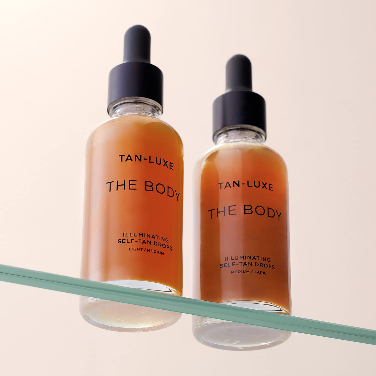 TAN-LUXE THE BODY Self-Tanning Drops, Customizable Glow for a Natural-Looking Tan