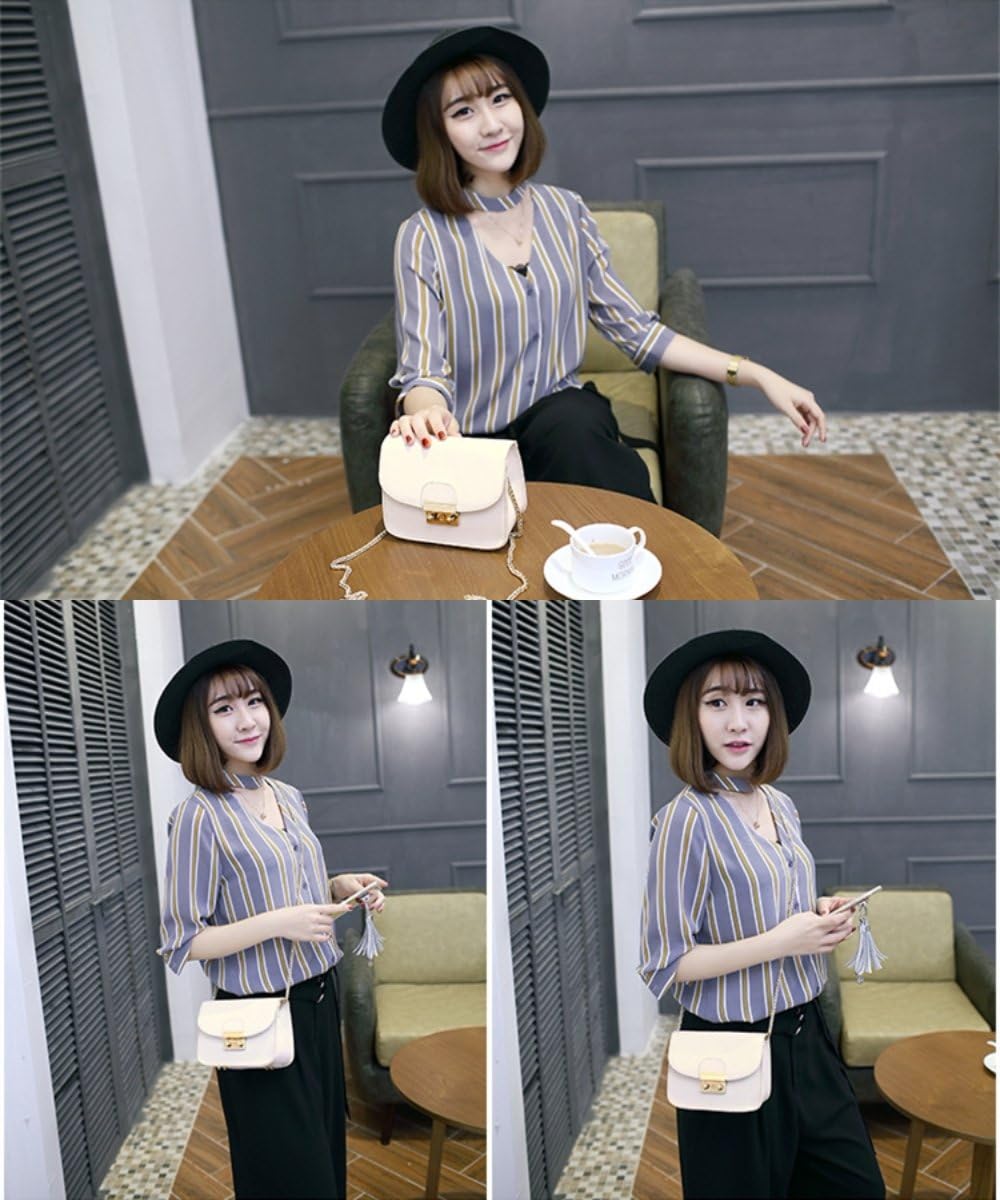 Mini Crossbody Bag for Women – Vintage Clutch Shoulder Bag with Chain Strap