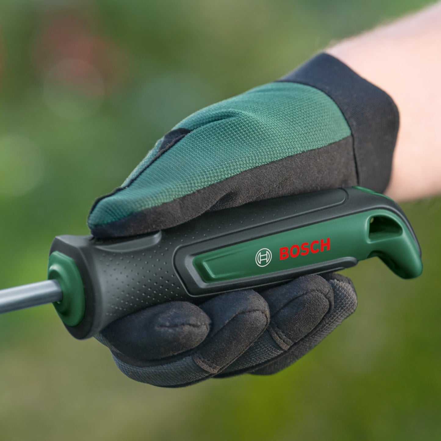 Bosch Garden Handwerkzeug Handrechen (zum Jäten und Entfernen von Gartenabfall, robust, Edelstahl, Softgrip Handgriff, ergonomisch)