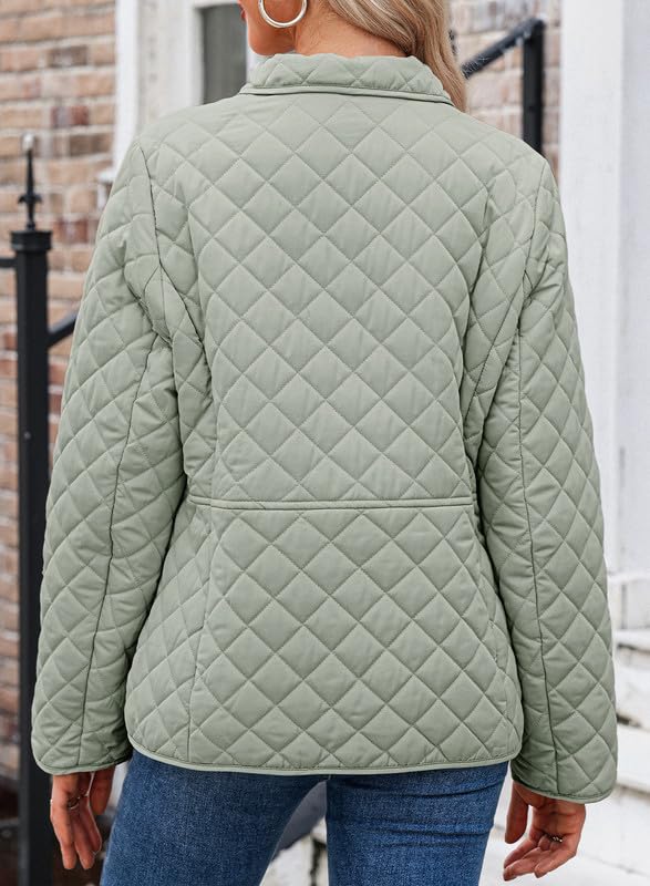Dokotoo Women’s Quilted Winter Jacket – Warm Puffer Coat with Pockets
