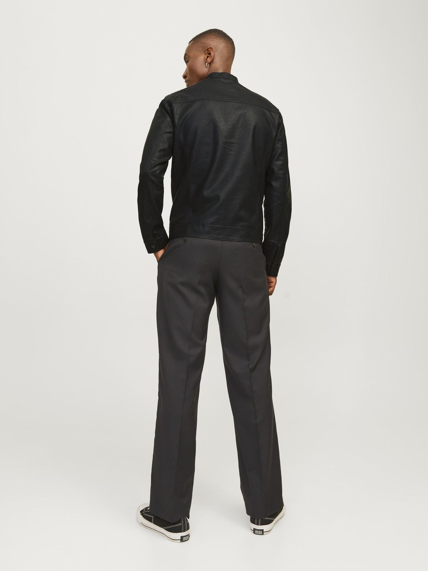 JACK & JONES Men's Faux Leather Jacket