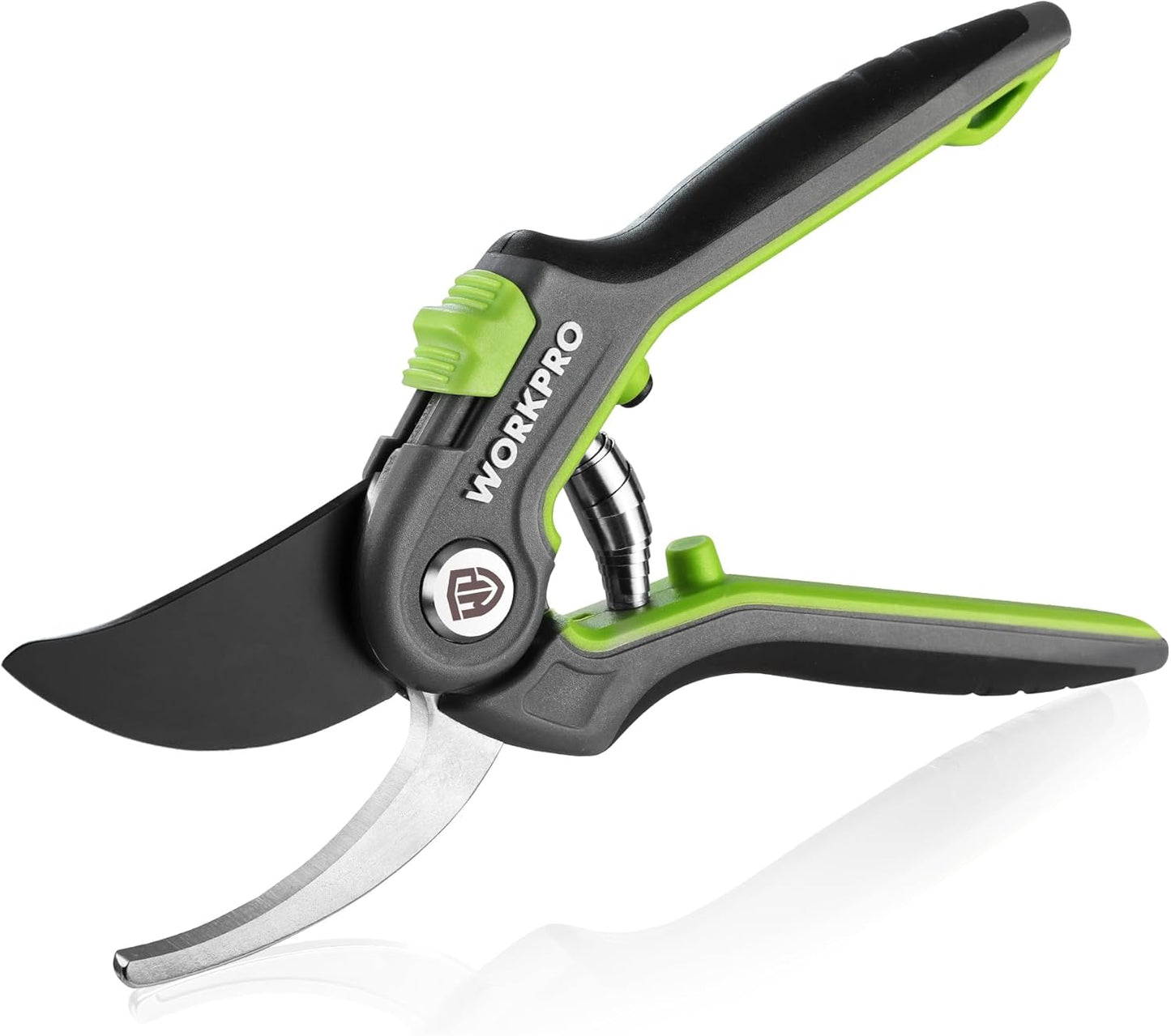 WORKPRO Bypass Gartenschere 210mm, professionelle Astschere mit SK5 Klinge für frische Zweige, ideales Gartenwerkzeug für Pfropfen, Beschneiden, Ernten, Pflanzenschere Baumschere für Gartenarbeit