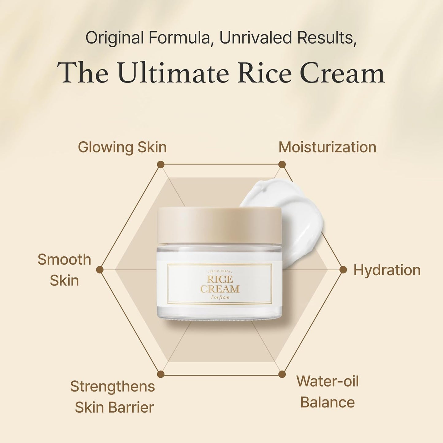 I’m From Rice Cream – 41% Rice Bran Essence Moisturizer