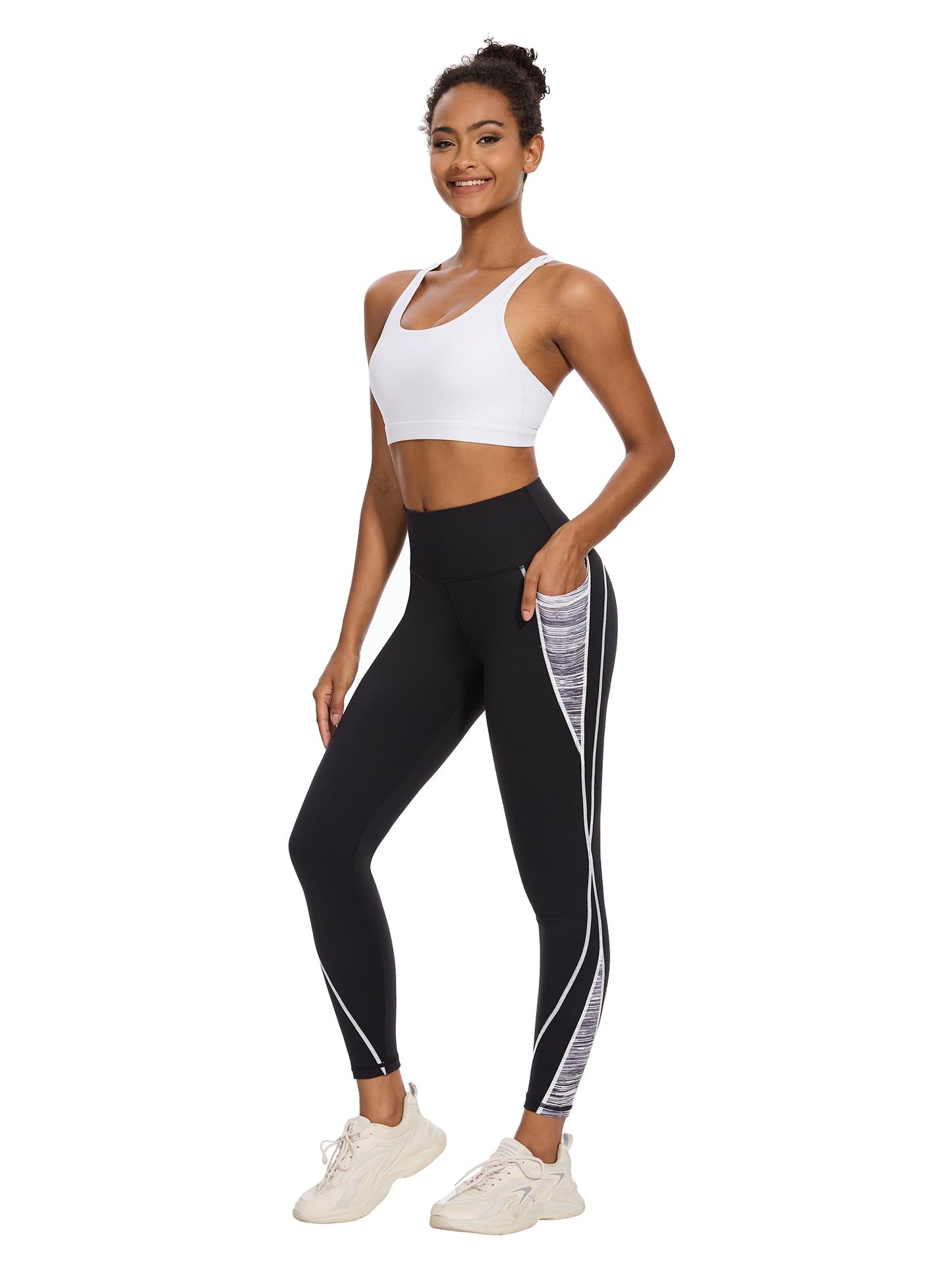 Flatik Women's Sport Leggings with Pockets – Fitness & Running Leggings