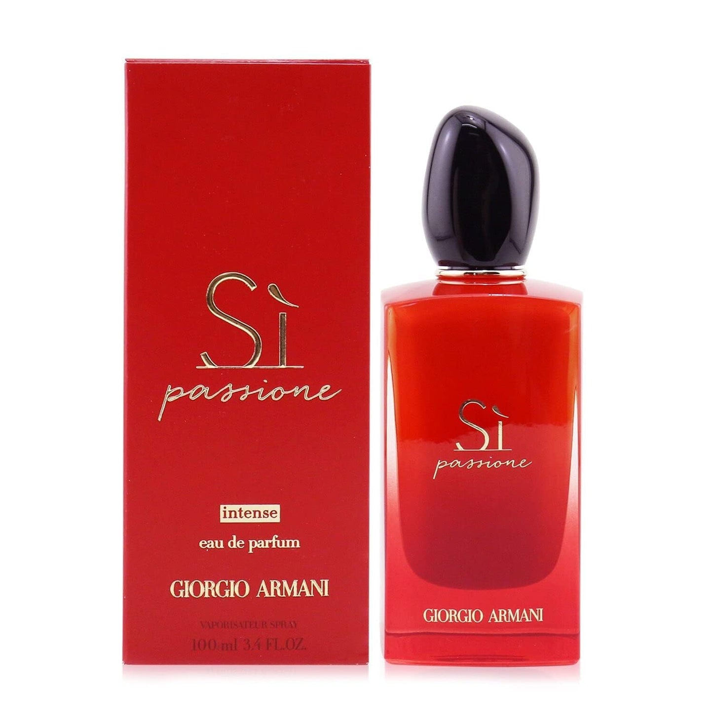 Giorgio Armani Unisex Passione Intense VAPORIZADOR SI Leidenschaft INTENSIV EAU DE Parfum 100 ml Vaporizer, Negro, Nur Nicht zutreffend