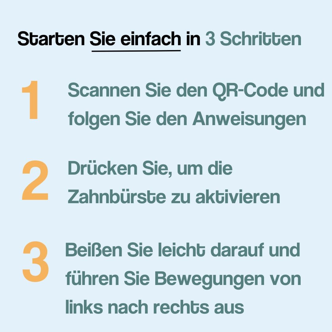 Y-Brush - Elektrische Zahnbürste - Y-Bürste - 3 Monate Laufzeit - NylonStart