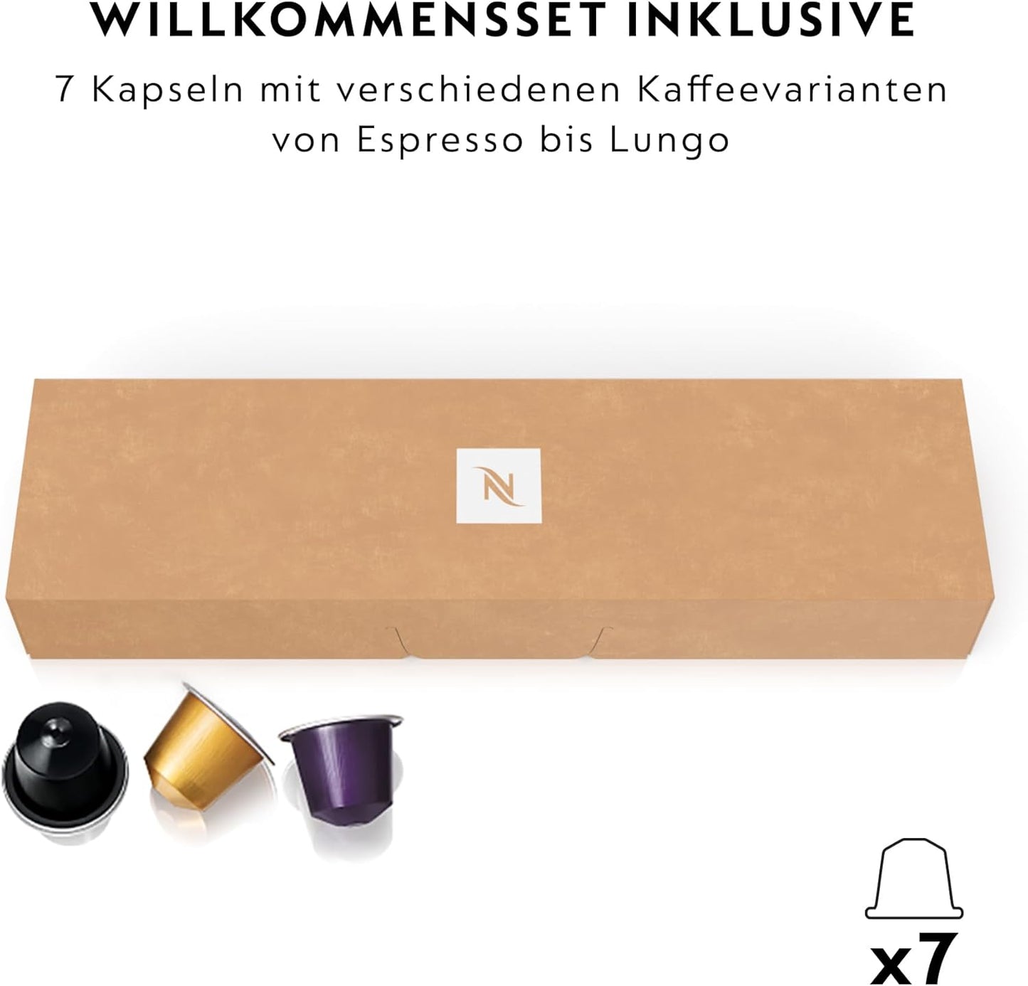 De'Longhi Nespresso Inissia EN 80.B, high pressure pump, energy saving function, compact design, black
