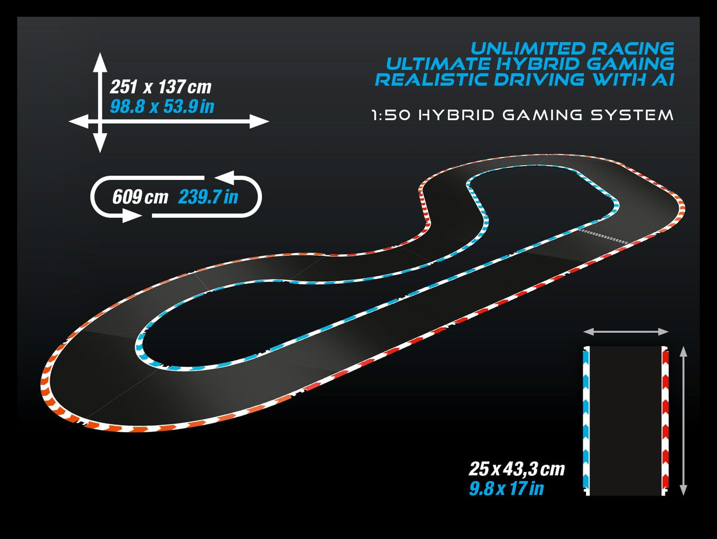 Carrera HYBRID Devil Drivers, Rennspaß der neuen Generation, Legendäre Rennboliden Porsche 911 GT3 R im Maßstab 1:50, Hybrid Technologie mit KIIUnterstützung, Steuerung per SmartphoneIApp