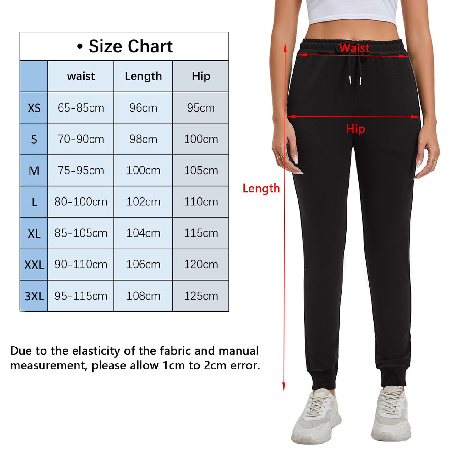 FGFD&OU Women’s Slim Fit Cotton Jogging Pants