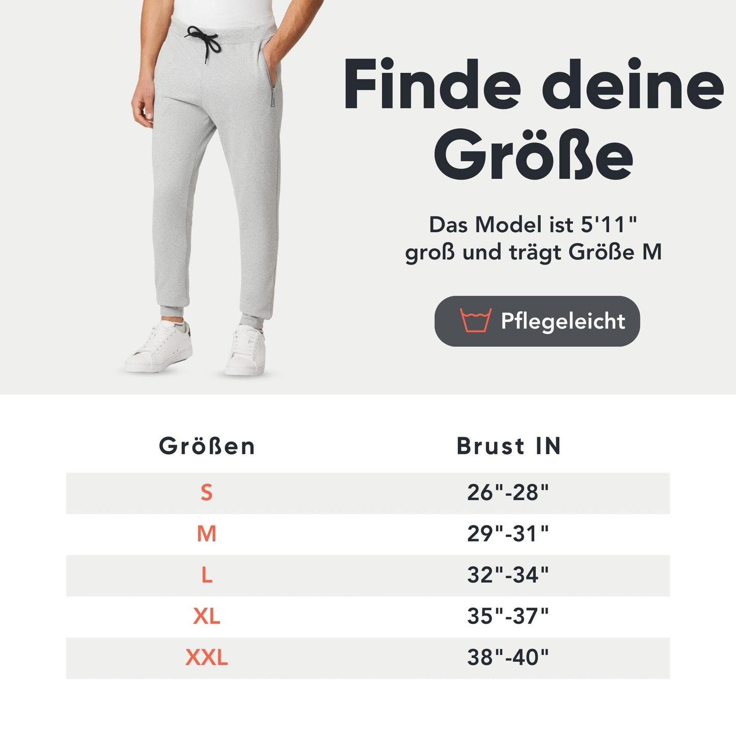 Men’s Slim Fit Joggers – Fleece-Lined Sweatpants