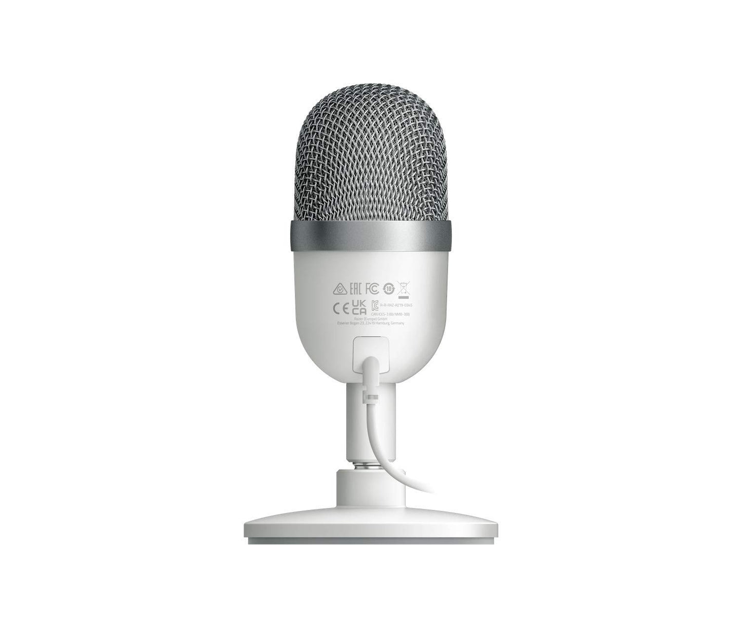 Razer Seiren V3 Mini - Ultrakompaktes USB-Mikrofon (14mm Supernieren Kondensatormikrofon, Tap-to-Mute-Sensor mit LED-Anzeige, integrierter Stoßdämpfer, Plug-and-Play Design) Schwarz