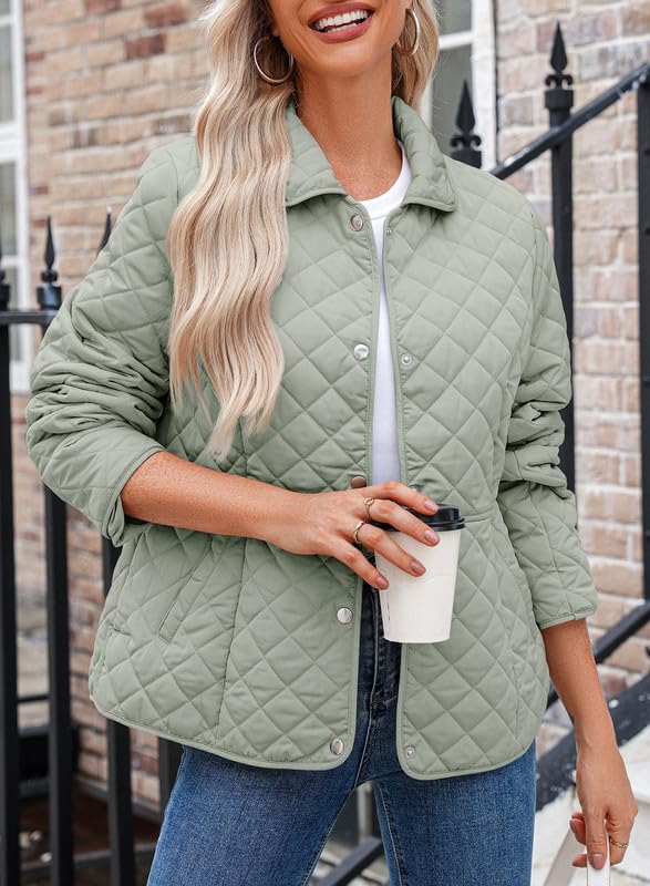 Dokotoo Women’s Quilted Winter Jacket – Warm Puffer Coat with Pockets