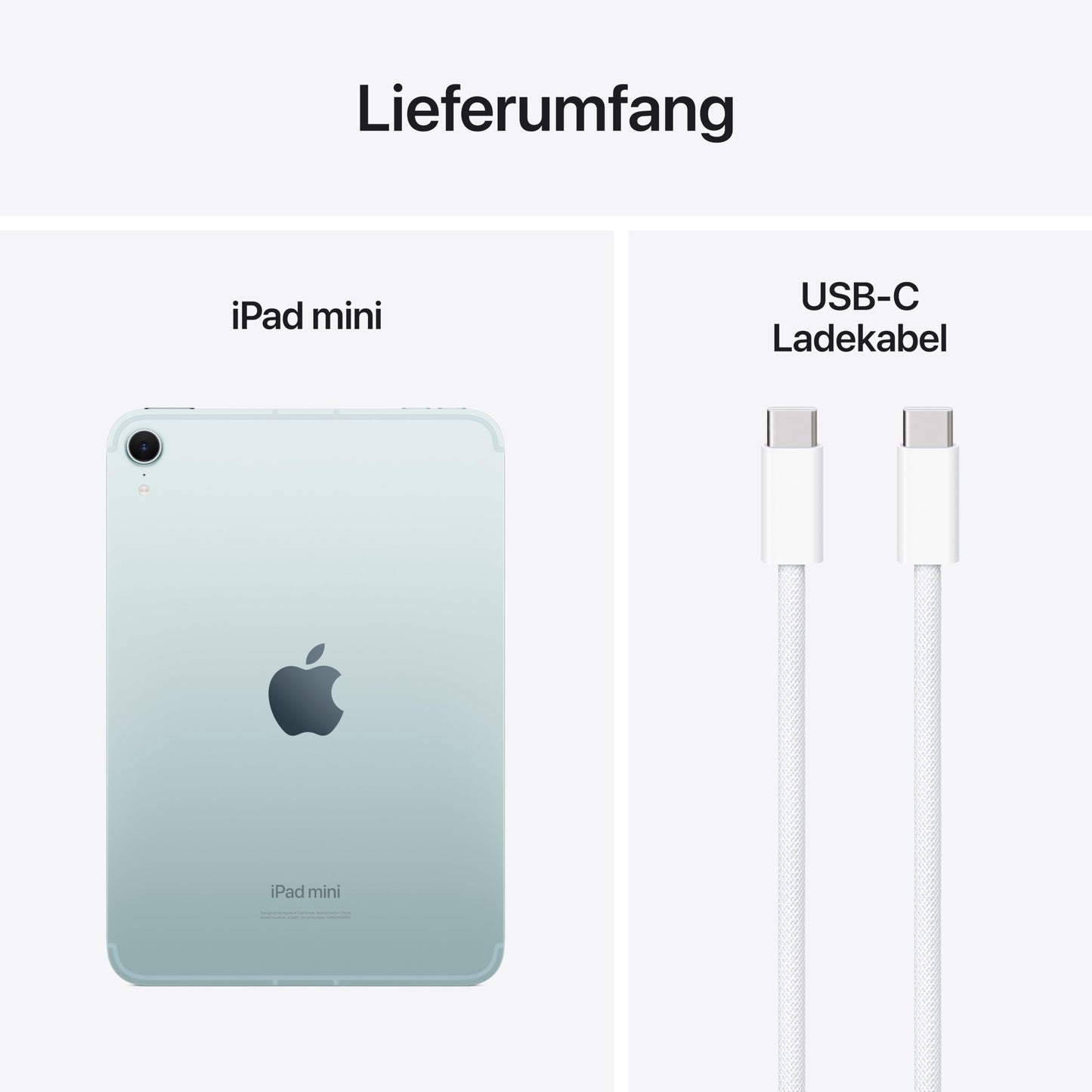 Apple iPad Mini (A17 Pro) - 8.3" Liquid Retina Display, Wi-Fi 6E, 12MP Front/Rear Camera, Touch ID, All-Day Battery
