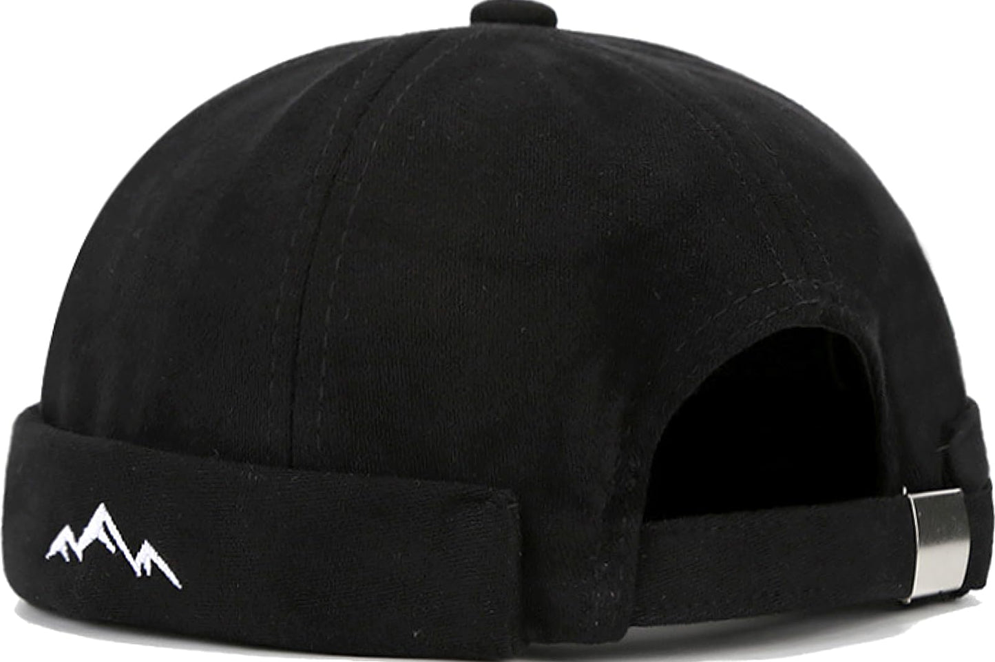 XYIYI Herren Dockermütze Brimless Hat Schädelkappe Arbeiter Matrosenmütze Gerollte Manschette Retro Beanie Mütze
