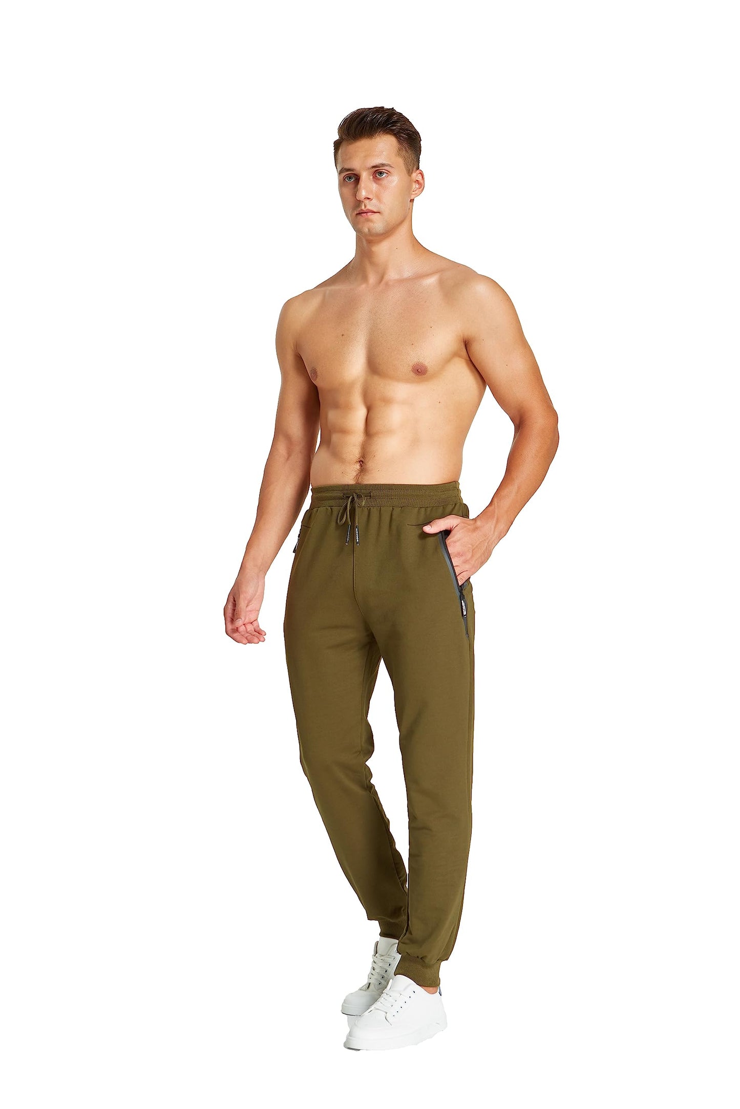 Tansozer Men’s Jogging Pants – Cotton Fitness Trousers