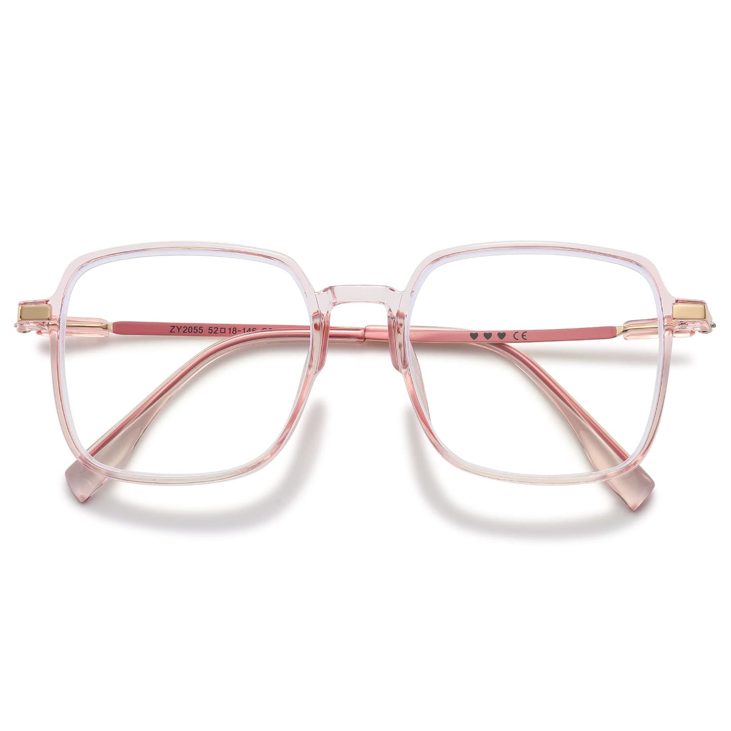 VEVESMUNDO Blaulichtfilter Lesebrille Metall Groß Stylisch Rechteckig Anti Blaulicht Lesehilfen Sehhilfe Brille für Damen Herren