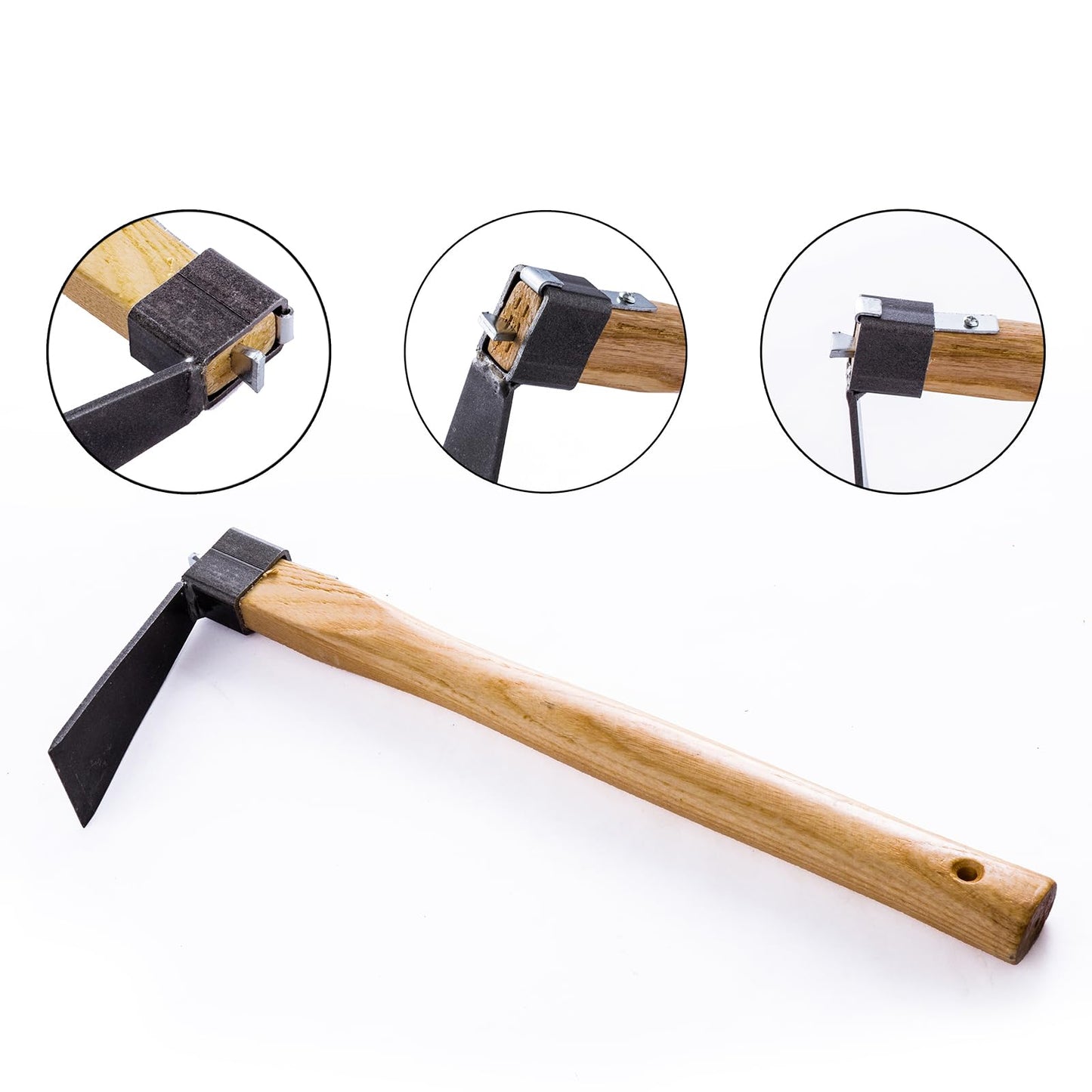 Ljxquisite Gardena Kombihacke,Zum Auflockern und Jäten,Handwerkzeuge für Pflanzen und Gartenarbeit,Rutschfester Griff,Gartenhacke (B)