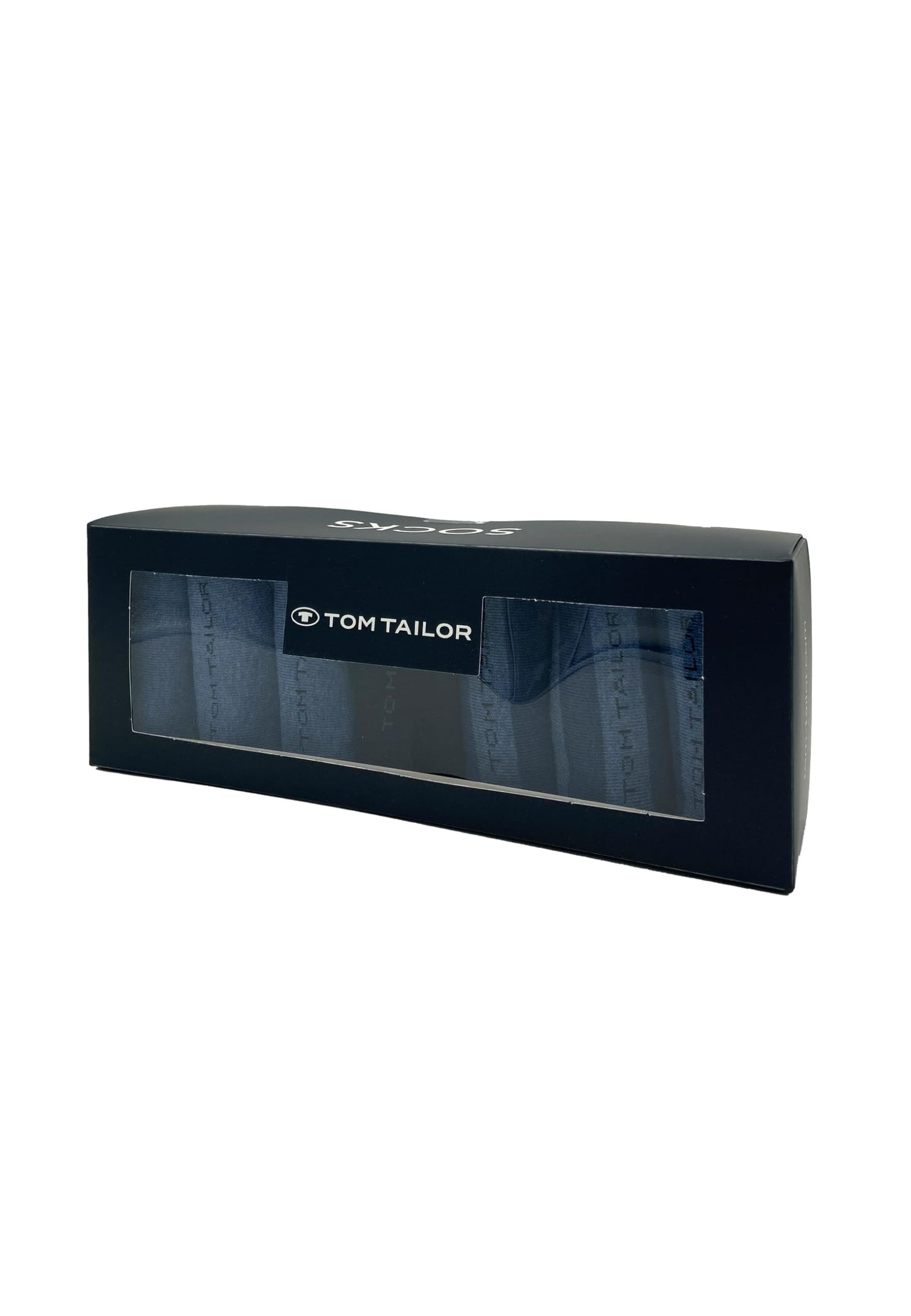 TOM TAILOR Men’s Socks – 7 Pairs in Striped Everyday Cotton Box