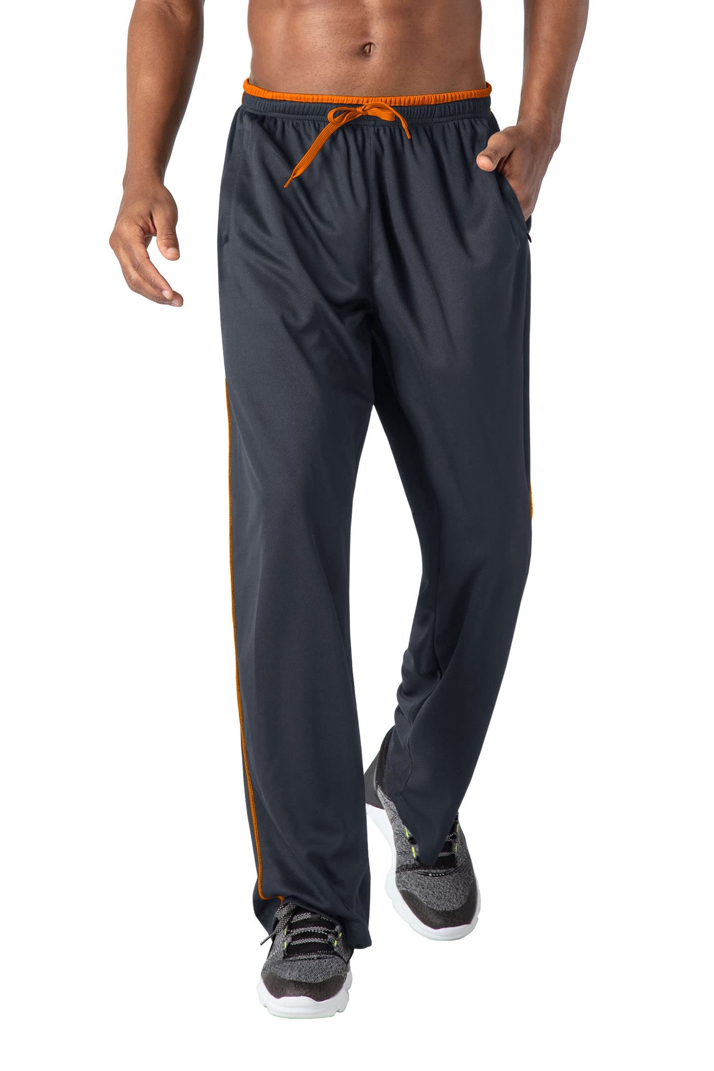 KEFITEVD Men’s Lightweight Jogging Pants with Zip Pockets
