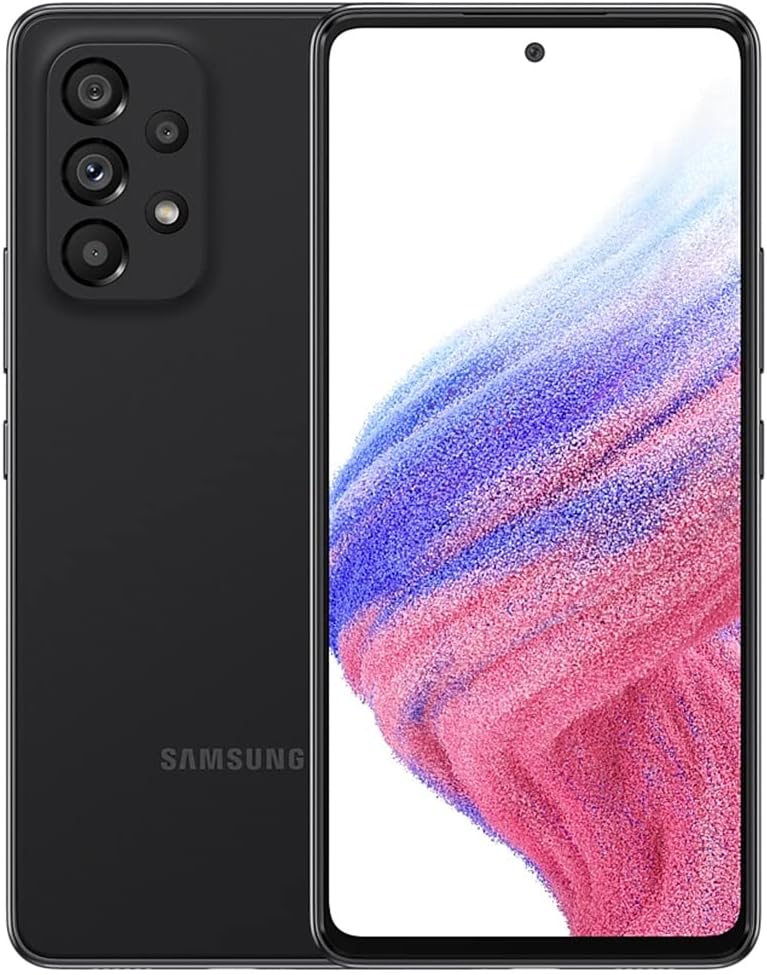 Samsung Galaxy A53 5G 128GB (6GB RAM) Dual SIM GSM Unlocked - Awesome Black