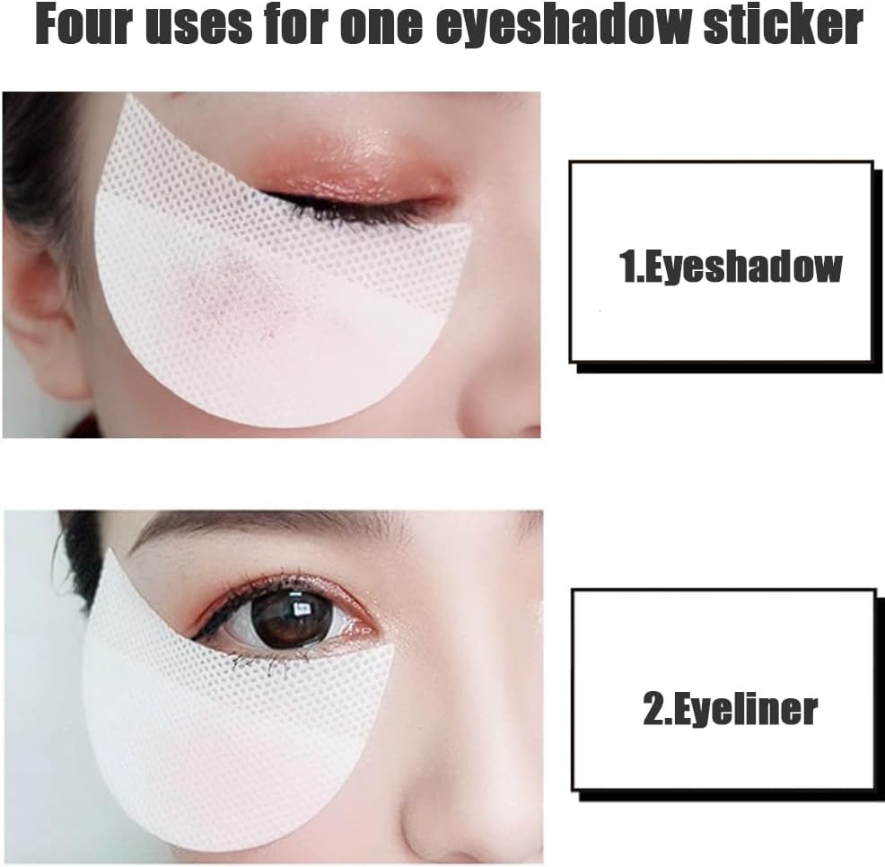 LJFEA Eyeshadow Protector Pads – 100 Pcs Eyeshadow Shields for Flawless Eye Makeup