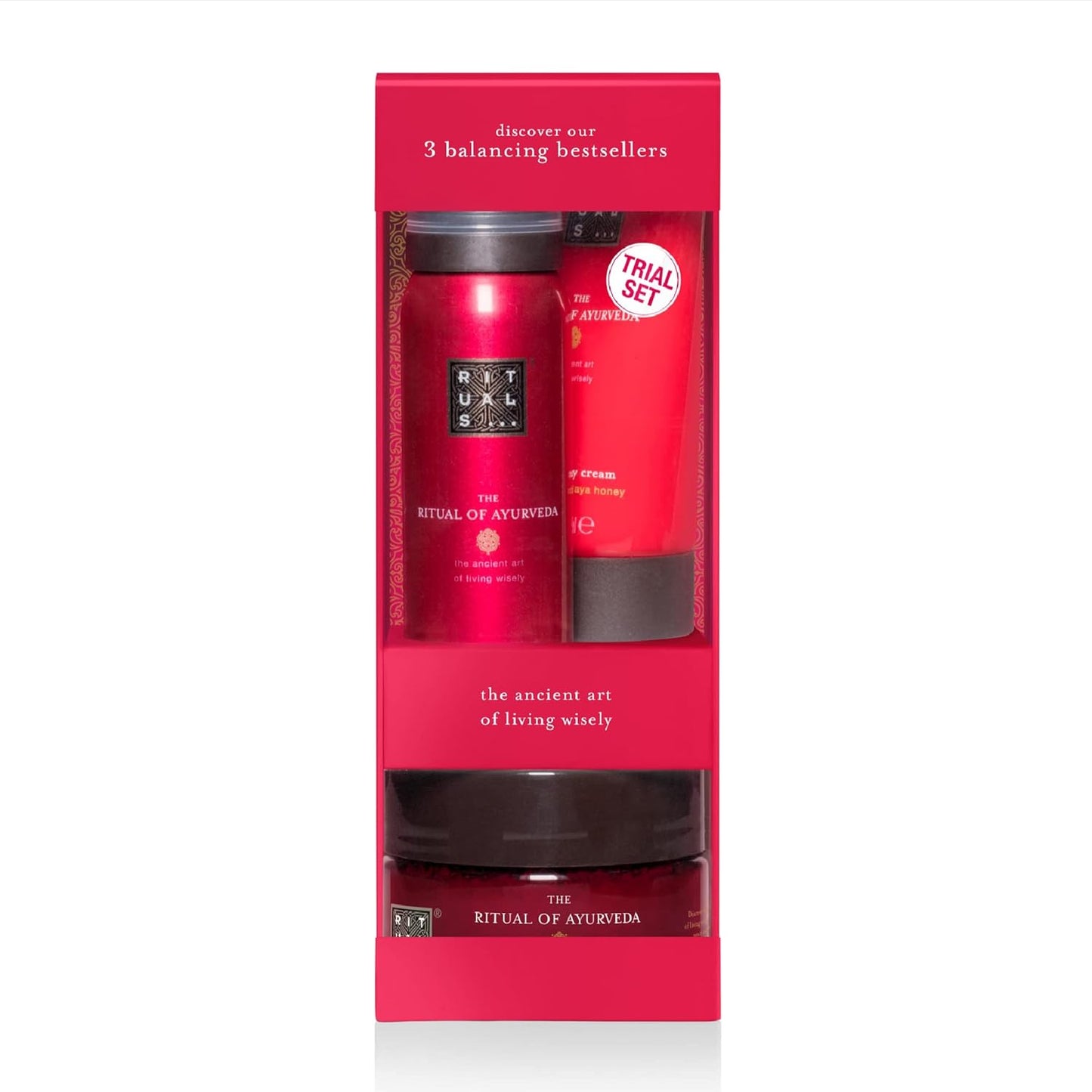 RITUALS The Ritual of Ayurveda Women Gift Set Soothing Nourishing with Indian Rose Sweet Almond Oil