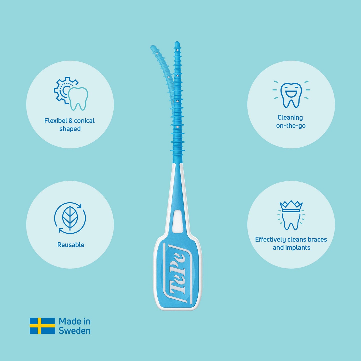 TePe EasyPick Dental Stick XS/S / 1 x 36 Stück inklusive praktischem Taschenetui / Für eine einfache, tägliche Anwendung zwischendurch und unterwegs