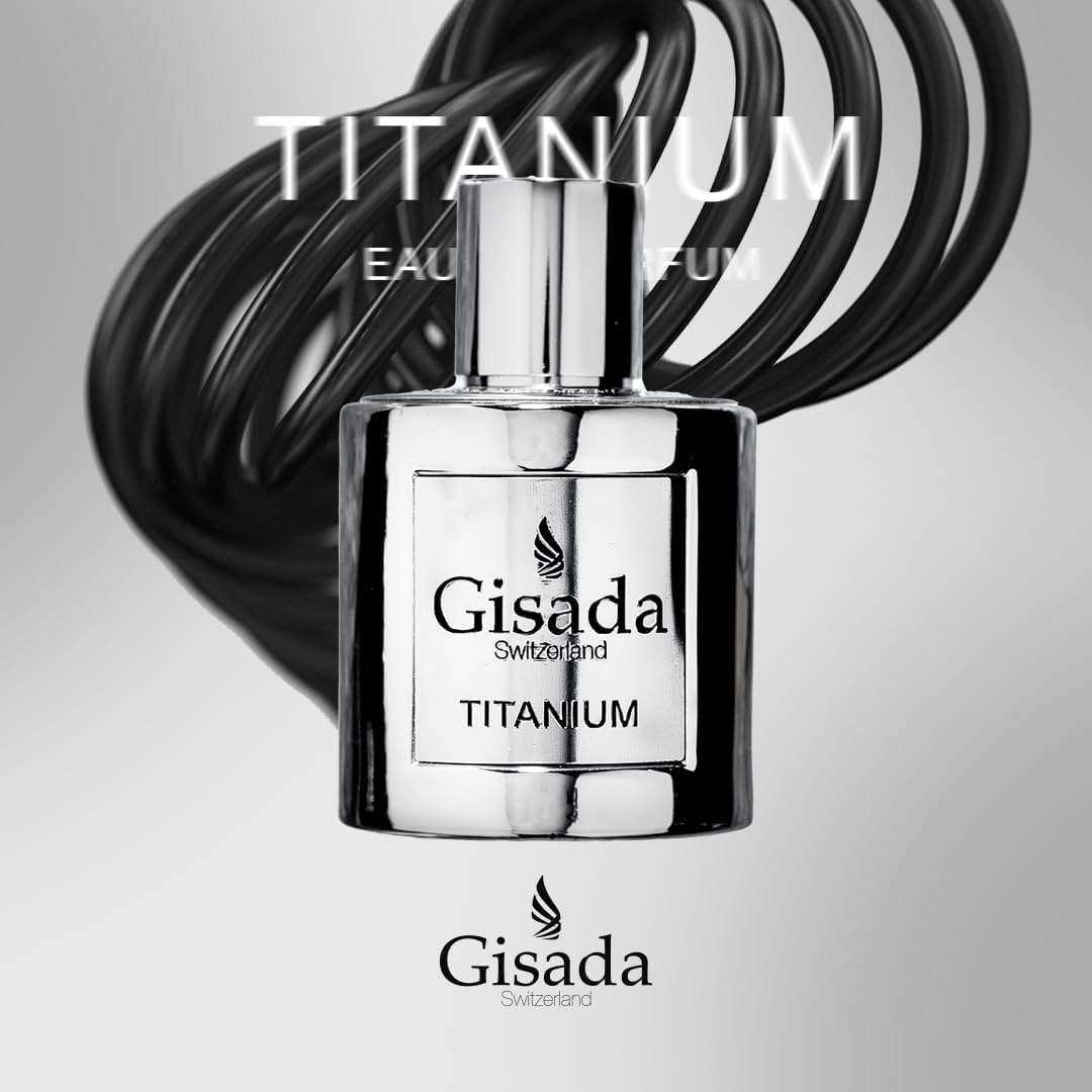 Gisada - Titanium | 100ml | Eau de Parfum | für Herren | für Frauen | Unisex | würzig, lebendiger, frischer und kraftvoller Duft
