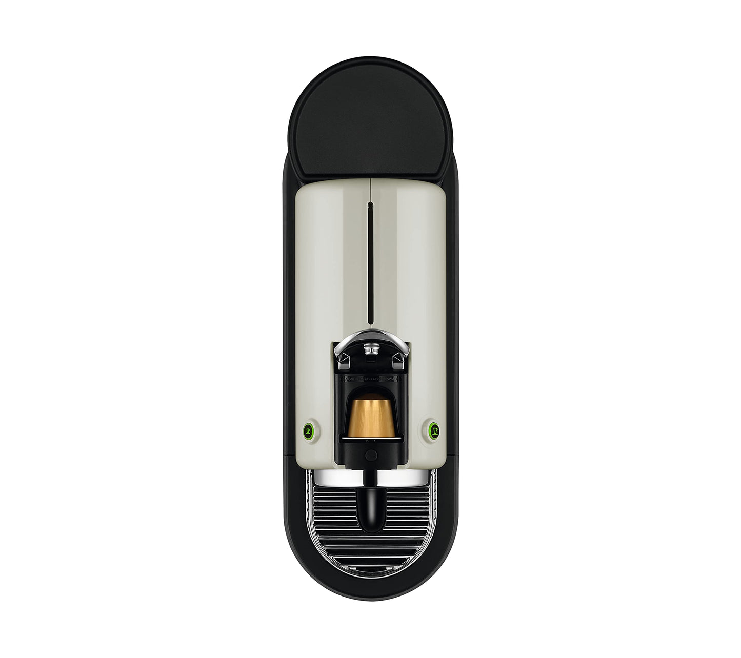 Nespresso De'Longhi EN167.W Citiz Kaffeekapselmaschine, Hochdruckpumpe und ideale Wärmeregelung ohne Aeroccino (Milchaufschäumer), Energiesparfunktion,1260W,37.4 x 11.9 x 25.5 cm, Creme-weiß