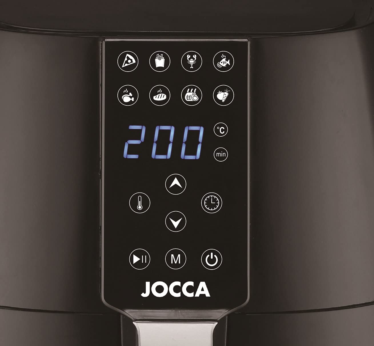 Jocca Heißluftfritteuse Sweet Line, 3,8L Fritteuse, 1450W, 8 Programme, LED Touchscreen, Timer, Rosa