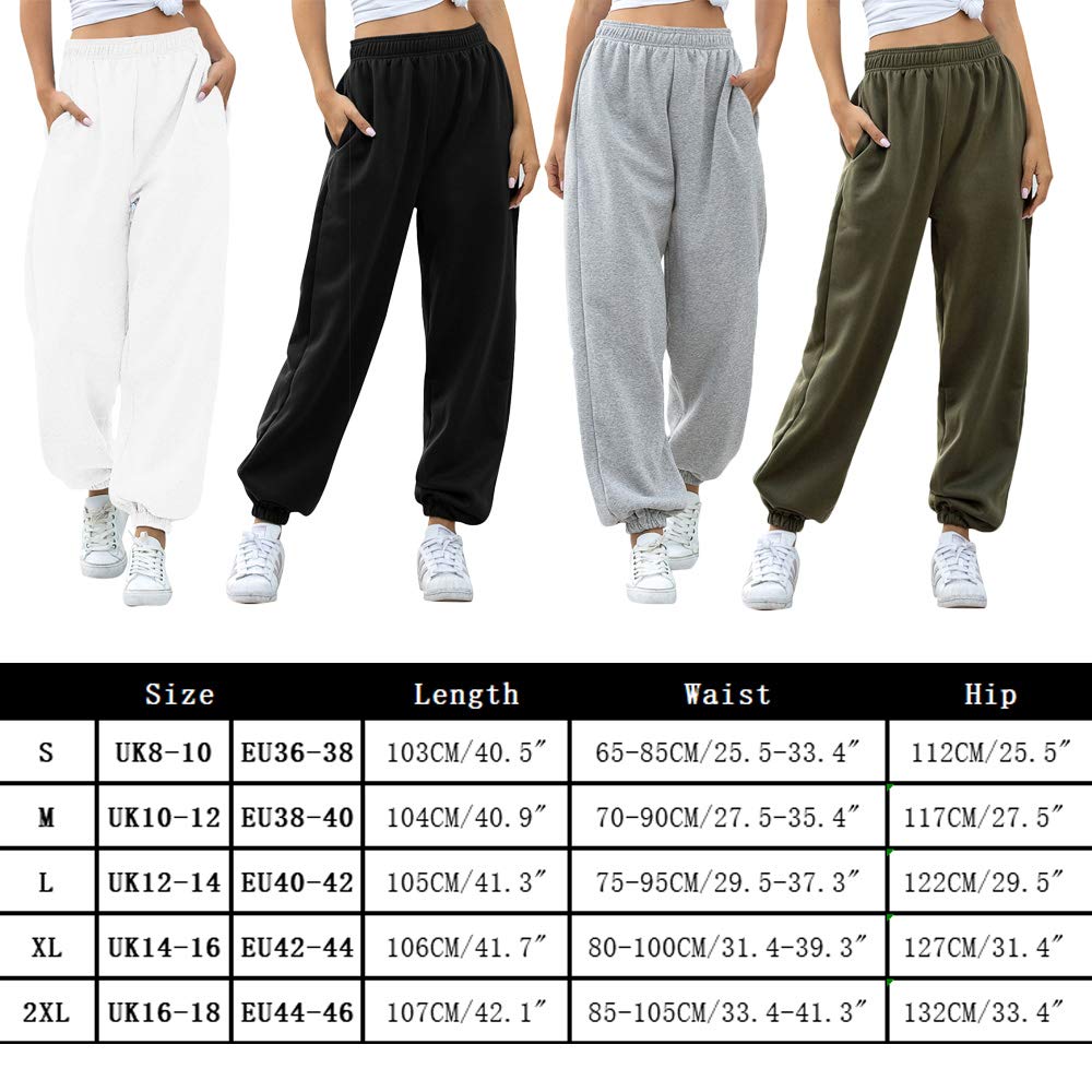 Nuofengkudu Women’s High-Waist Jogging Pants
