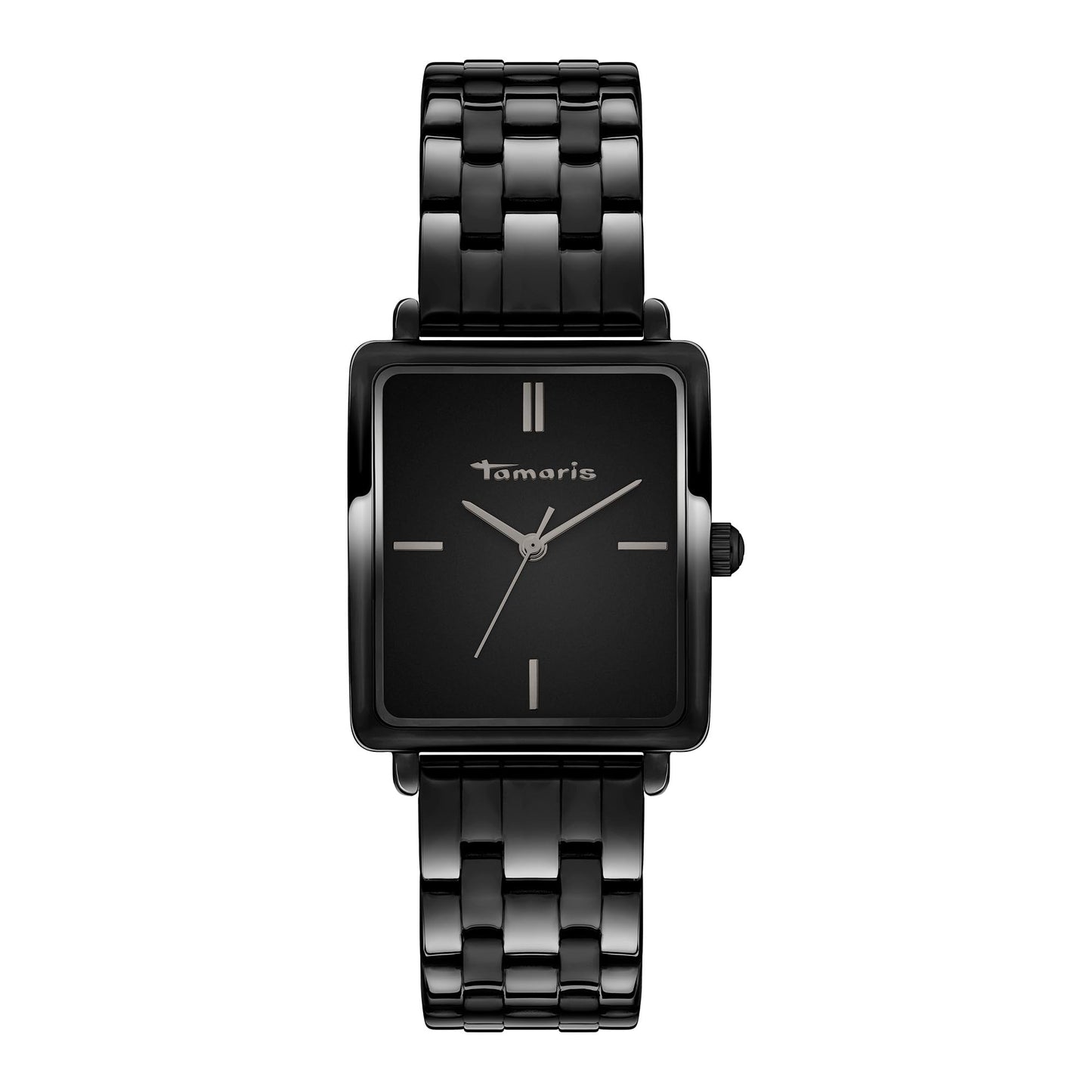Tamaris ladies analogue wristwatch with quartz movement made of stainless steel with stainless steel bracelet