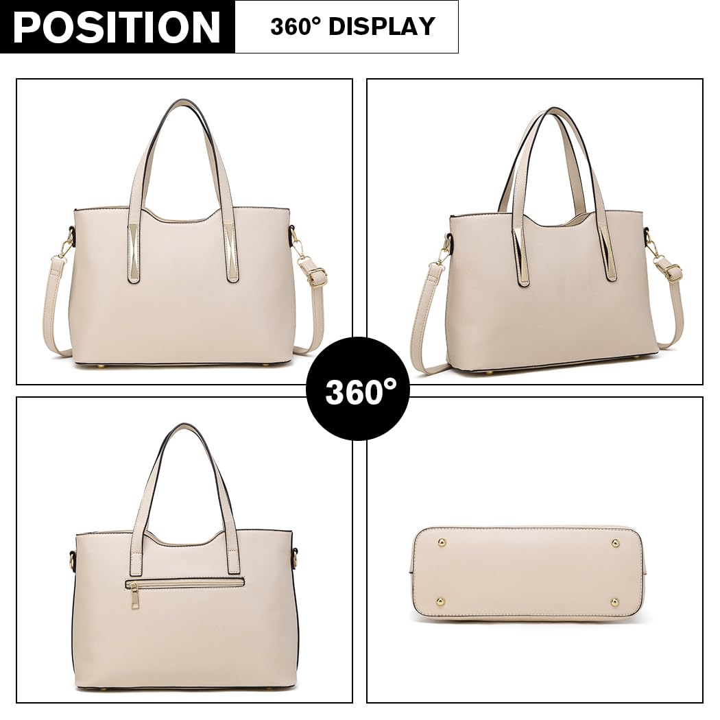 Miss Lulu Women’s Handbag – 2-Piece Medium Shoulder Bag Set