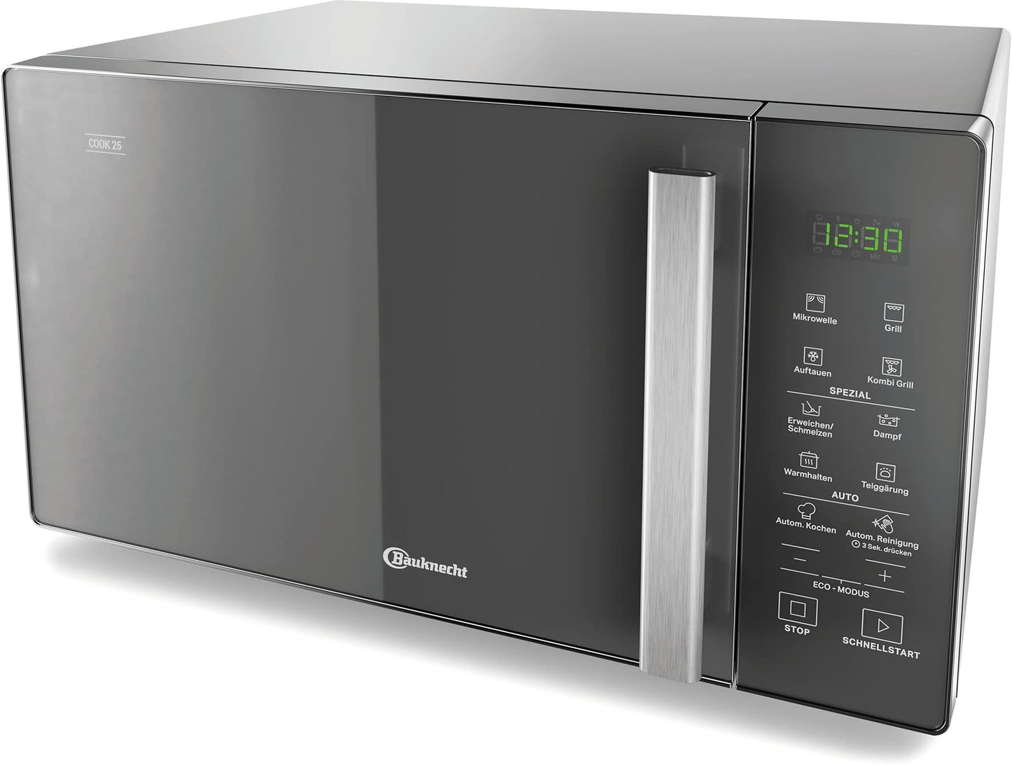 Bauknecht MWK 201 B Mikrowelle/ 20 l Garraum/Automatikprogramme/Schmelzfunktion/Kombination Grill und Mikrowelle/Schnellstart-Funktion (Rapid-Start)/ Warmhaltestufe/Funktion Teig gehen lassen