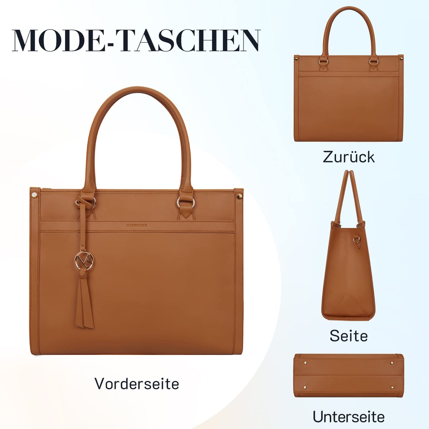 Missnine Women's 15.6" Laptop Tote Bag Set