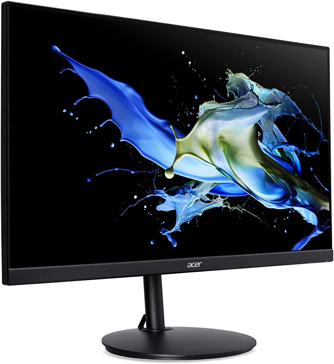 Acer CBA242YH Monitor 23,8 Zoll (60 cm Bildschirm) Full HD, 100Hz HDMI, 75Hz VGA, 4ms (GTG), HDMI 1.4, VGA, höhenverstellbar, drehbar, FreeSync, Schwarz