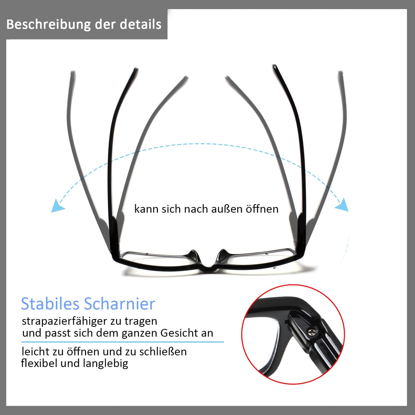 COJWIS Lesebrille 6 Pack herren und Damen Qualität Feder Scharnier Blaulichtfilter Leser Brille(6 Farbe Mischen-1, 2.00)