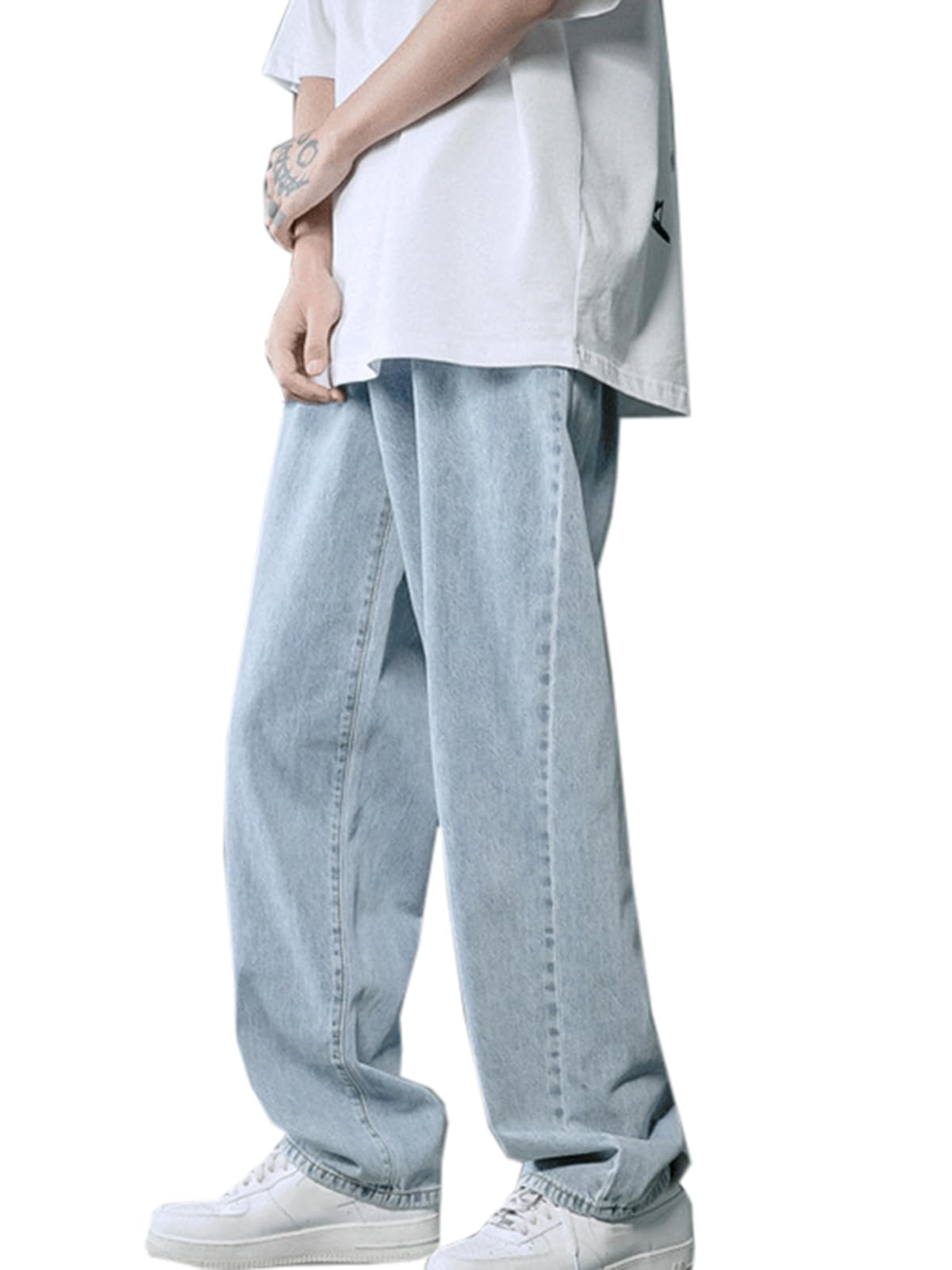 WANLAI Men’s Y2K Baggy Jeans