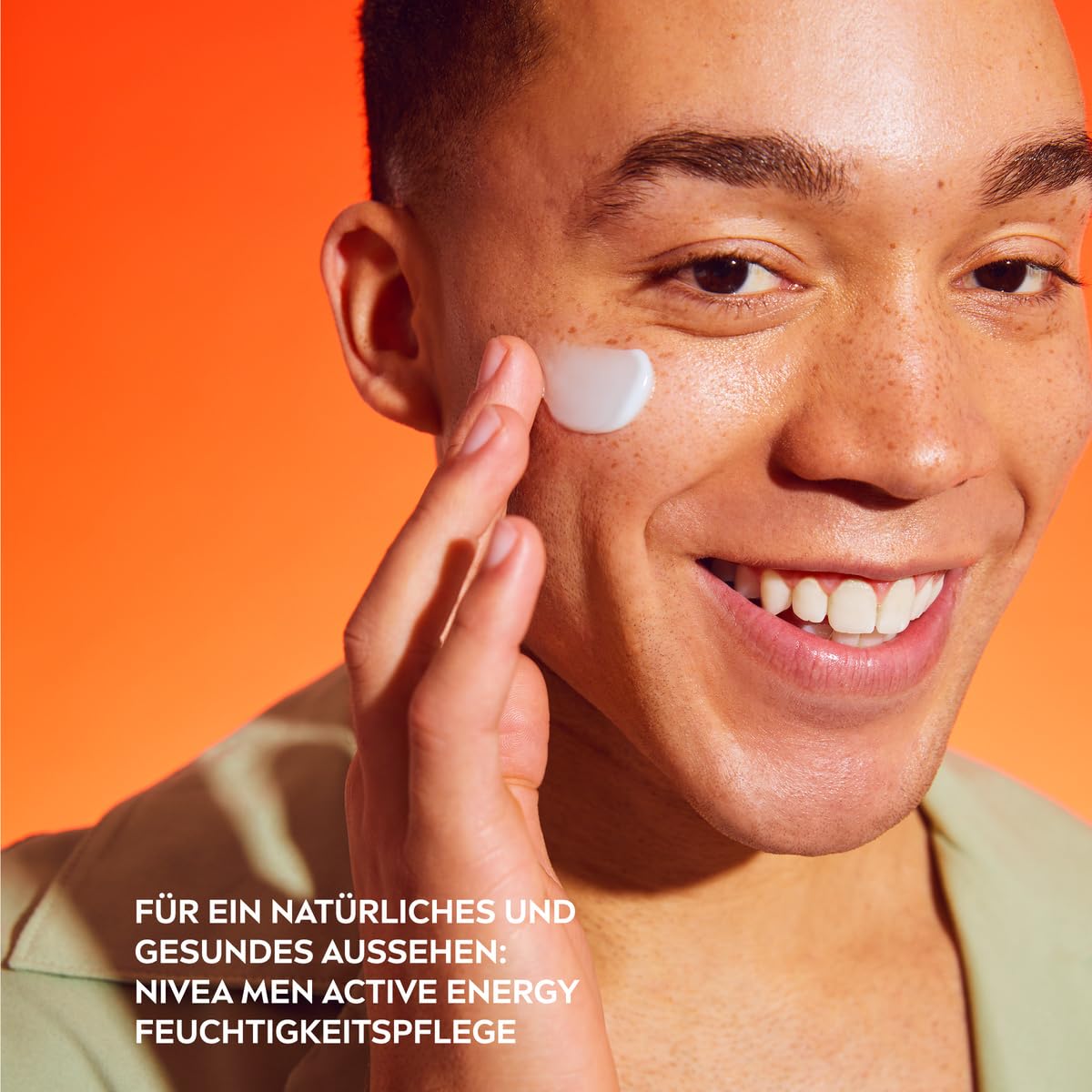 NIVEA MEN Active Energy Gesichtspflege Creme (50ml) – Revitalizing Face Cream for Men, Fast-Absorbing Moisturizer for Tired Skin