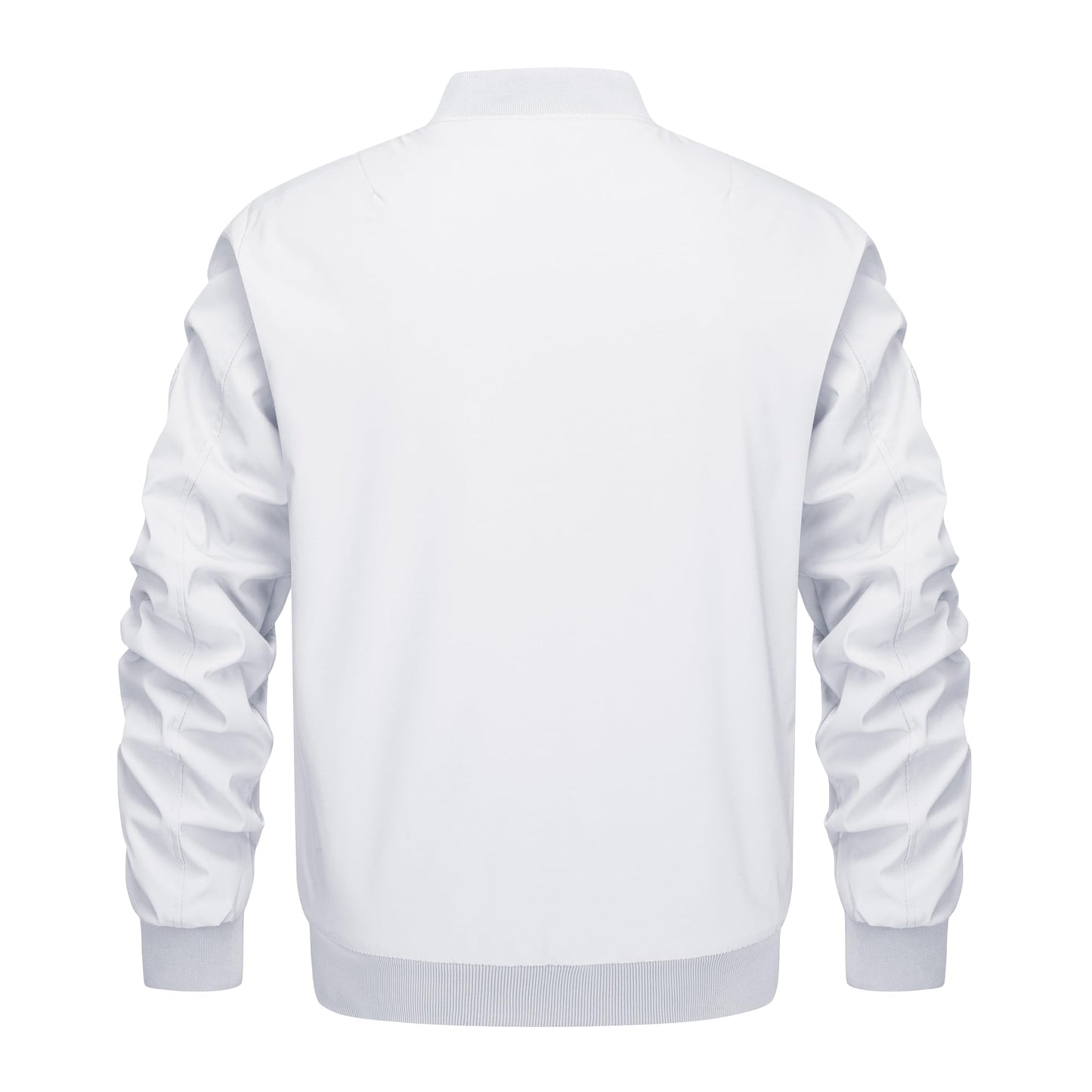 KEFITEVD Men’s Bomber Jacket – Casual Windproof Zip-Up Jacket