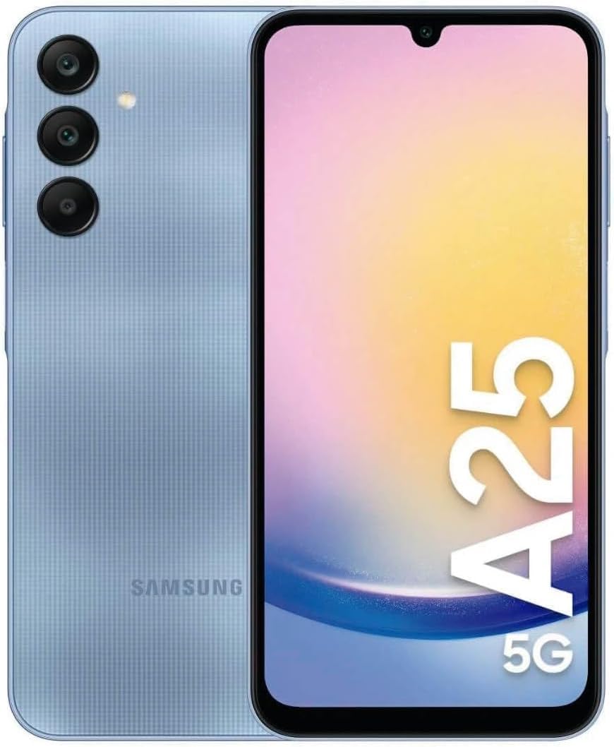Samsung Galaxy A25 5G, 6.5" Display, 128GB, 6GB RAM - Blue