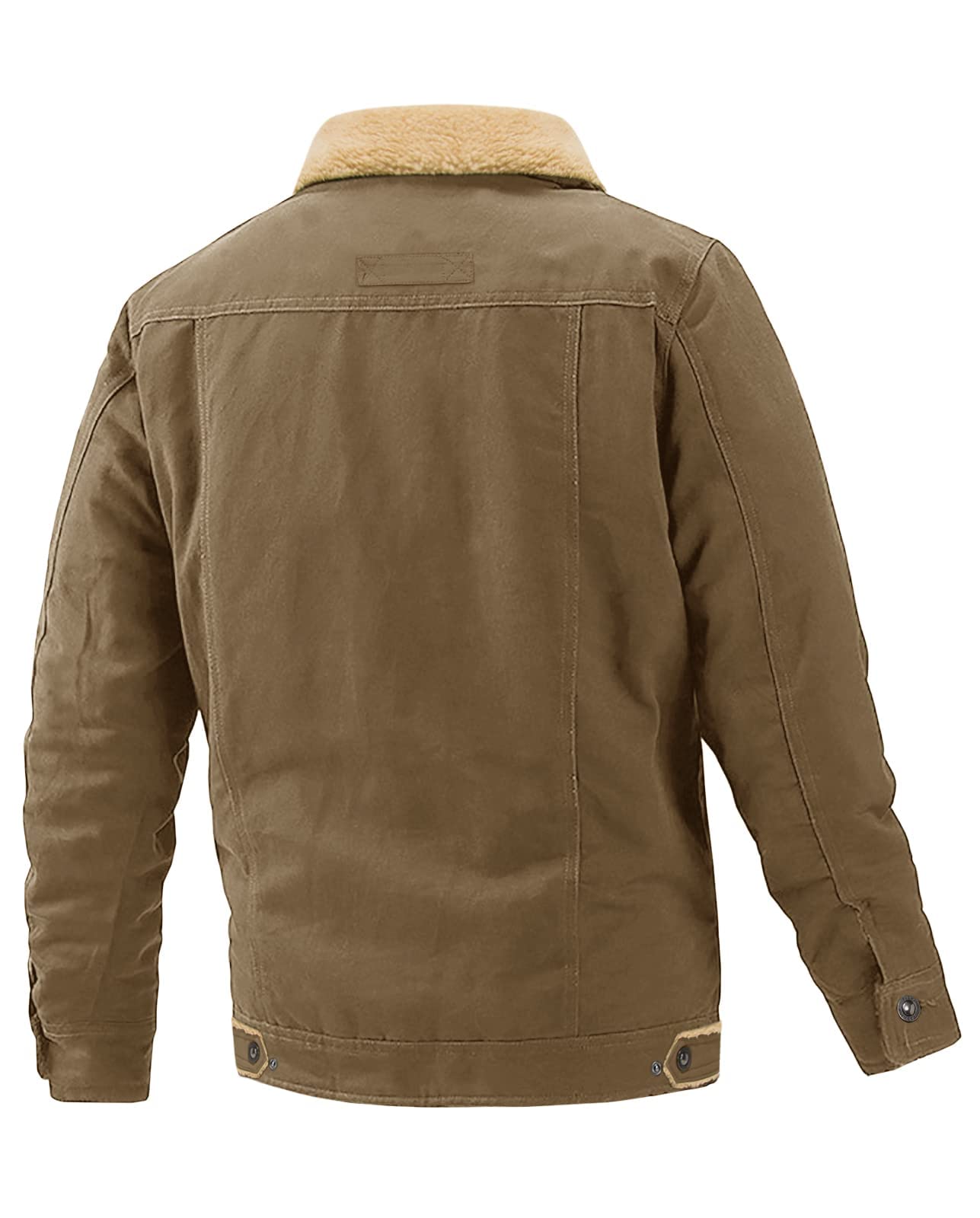 EKLENTSON Men’s Winter Jacket – Fleece Lined Cargo Coat