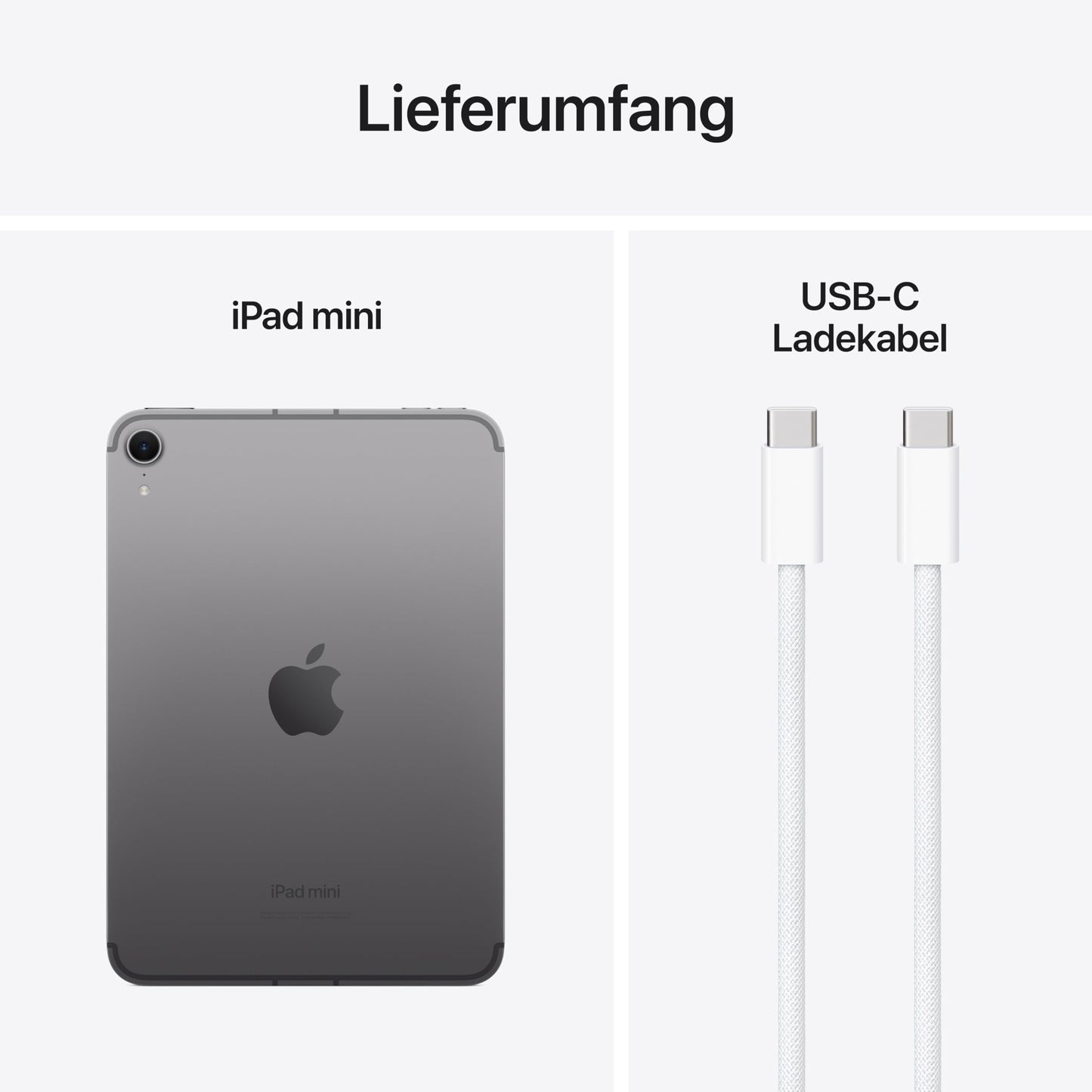 Apple iPad Mini (A17 Pro) - 8.3" Liquid Retina Display, Wi-Fi 6E, 12MP Front/Rear Camera, Touch ID, All-Day Battery