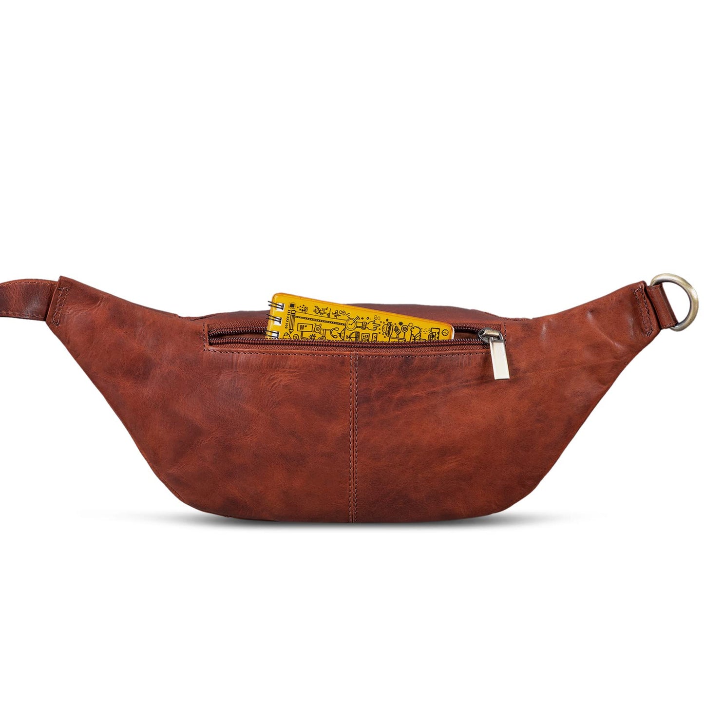'Laguna' Leather Waist Bag – Vintage Style Crossbody Bag for Men & Women