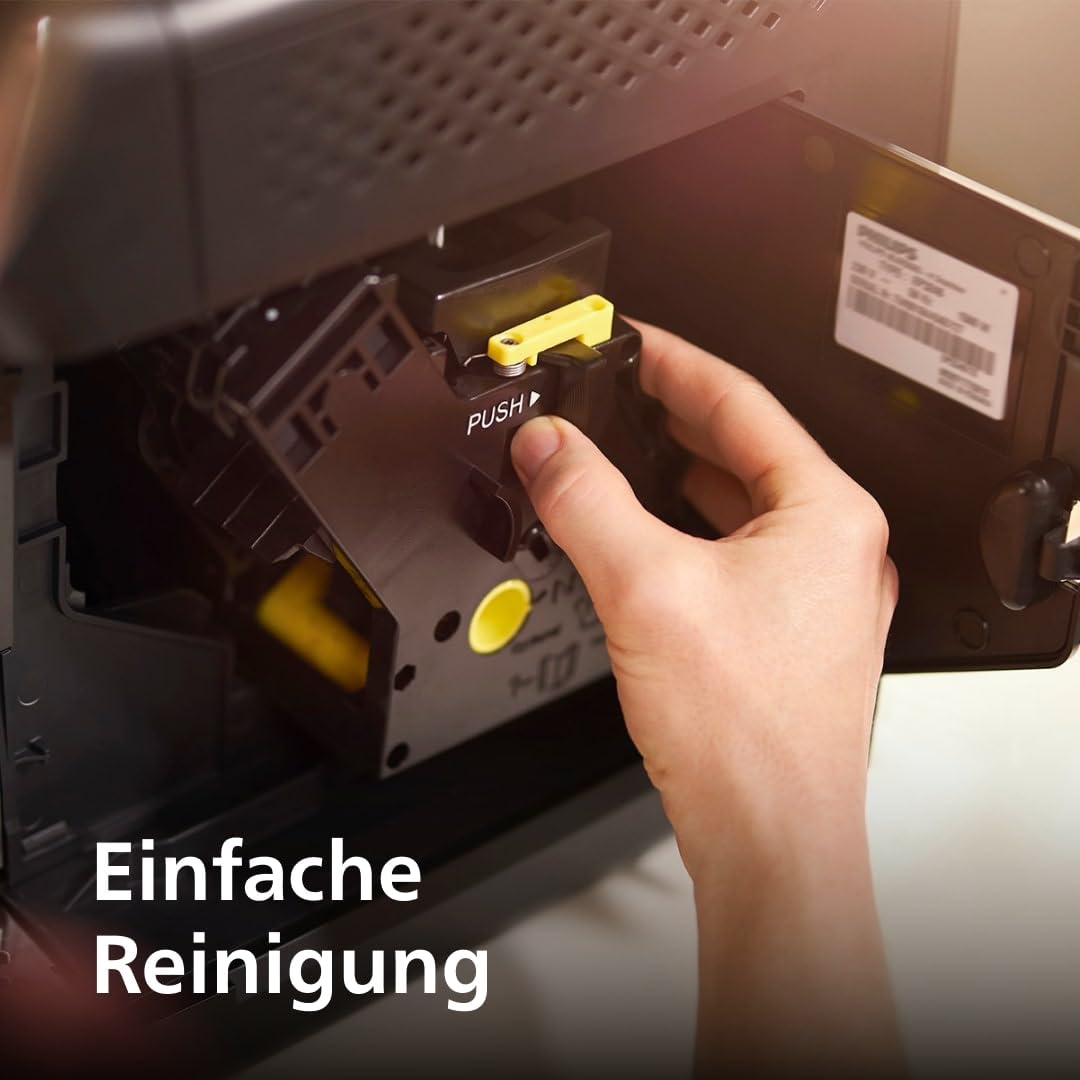 Philips Serie 2200 Kaffeevollautomat – 2 Kaffeesorten, Klassischer Milchaufschäumer, Intuitives Touchdisplay, 100% Keramikmahlwerk, mattes Schwarz