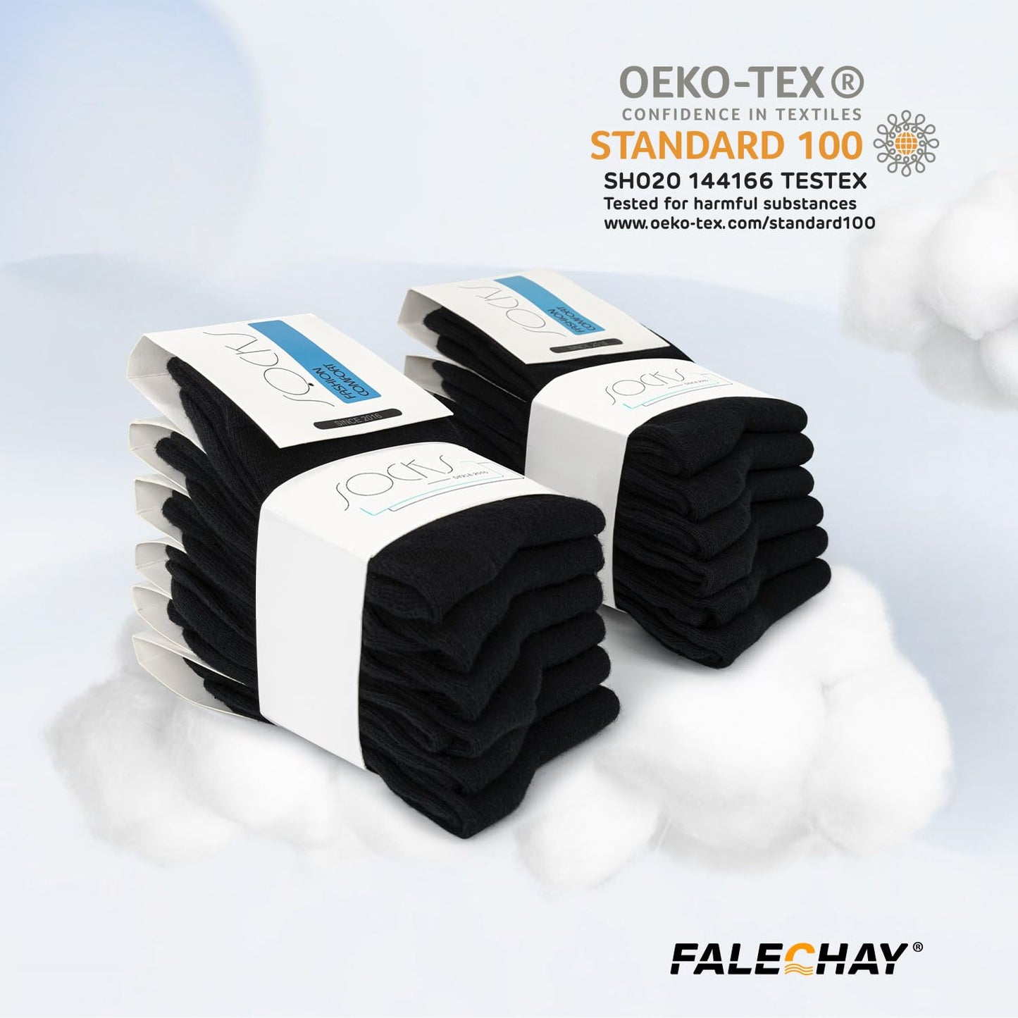 12 Pairs Men’s Sports Socks – Classic, Breathable Cotton