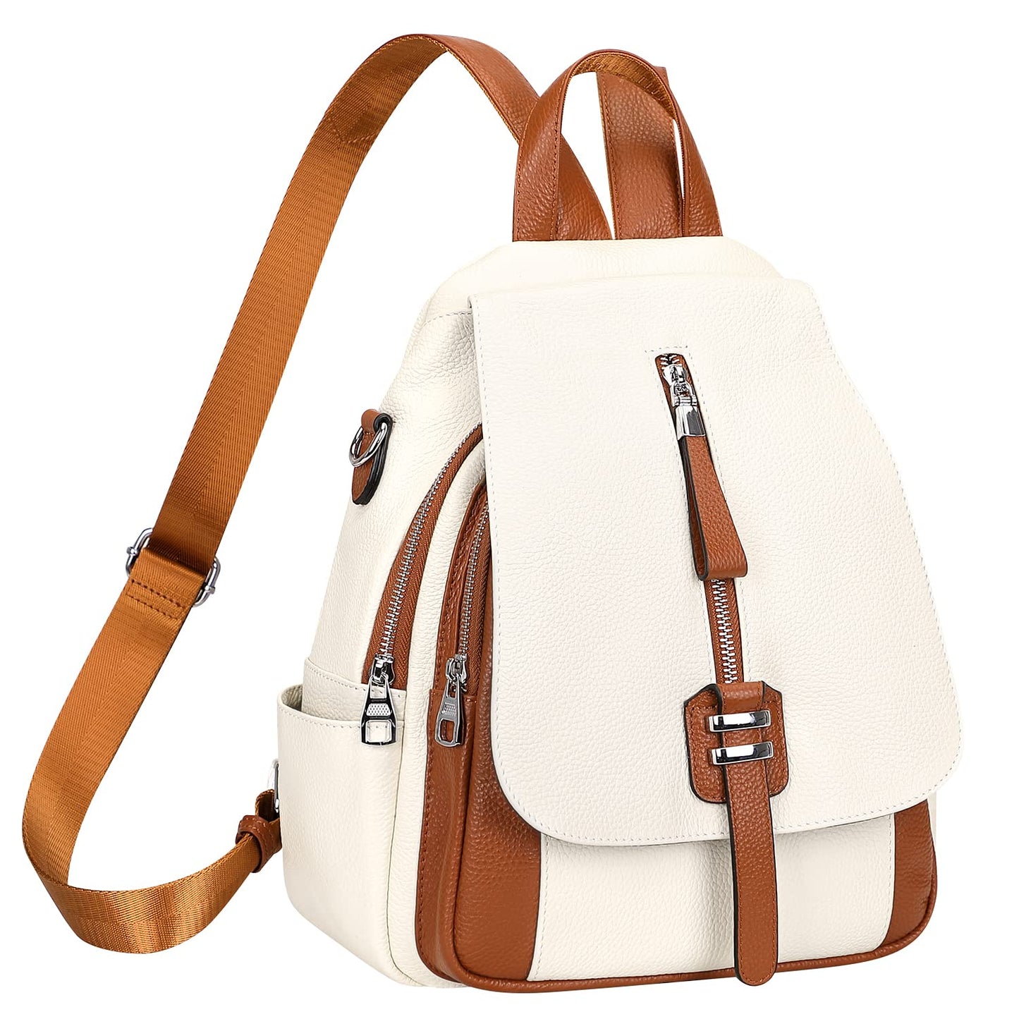 ALTOSY Genuine Leather Backpack Purse for Women